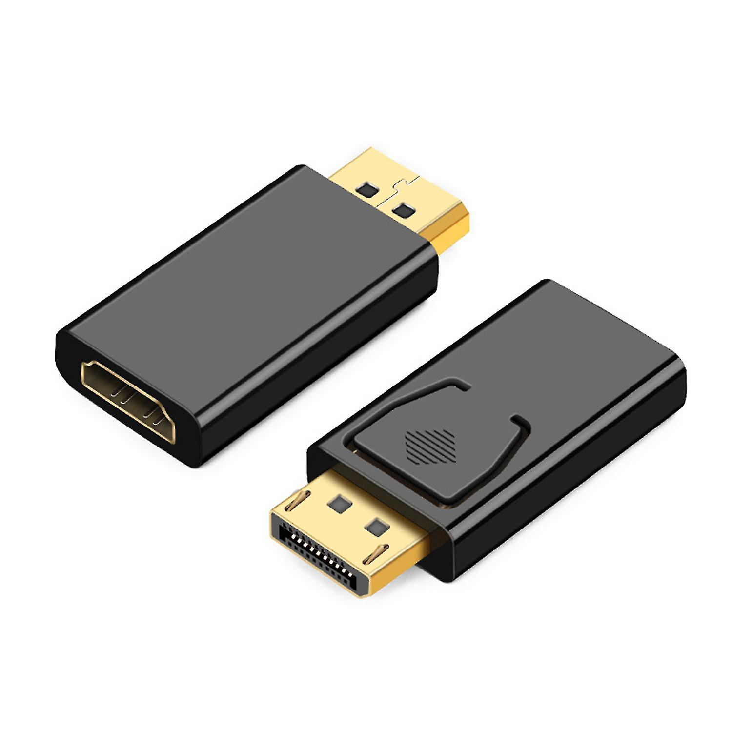 Displayport כדי Hdmi תצוגה יציאה Dp זכר כדי Hdmi ממיר מתאם נקבה שחור
