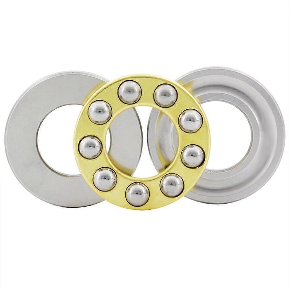 5Pc Axial Ball Thrust Bearing Set F5-10M Miniature Flat Bearings for Model F2.5-6 F3-8 F4-9 F4-10 F5-12 F6-12 F6-14 F7-13 F8-16 F9-17 F10-18
