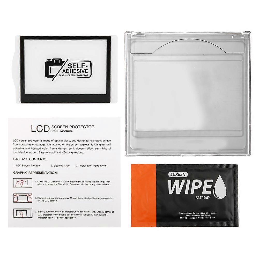 LCD Screen Protector Cover AntiAging Dustproof Camera Screen Cover for EOSR6