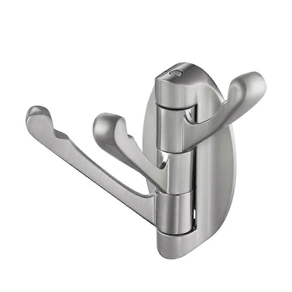 Swivel Hook Solid Metal Foldable Towel Hook, Triple Coat Hook Hanger