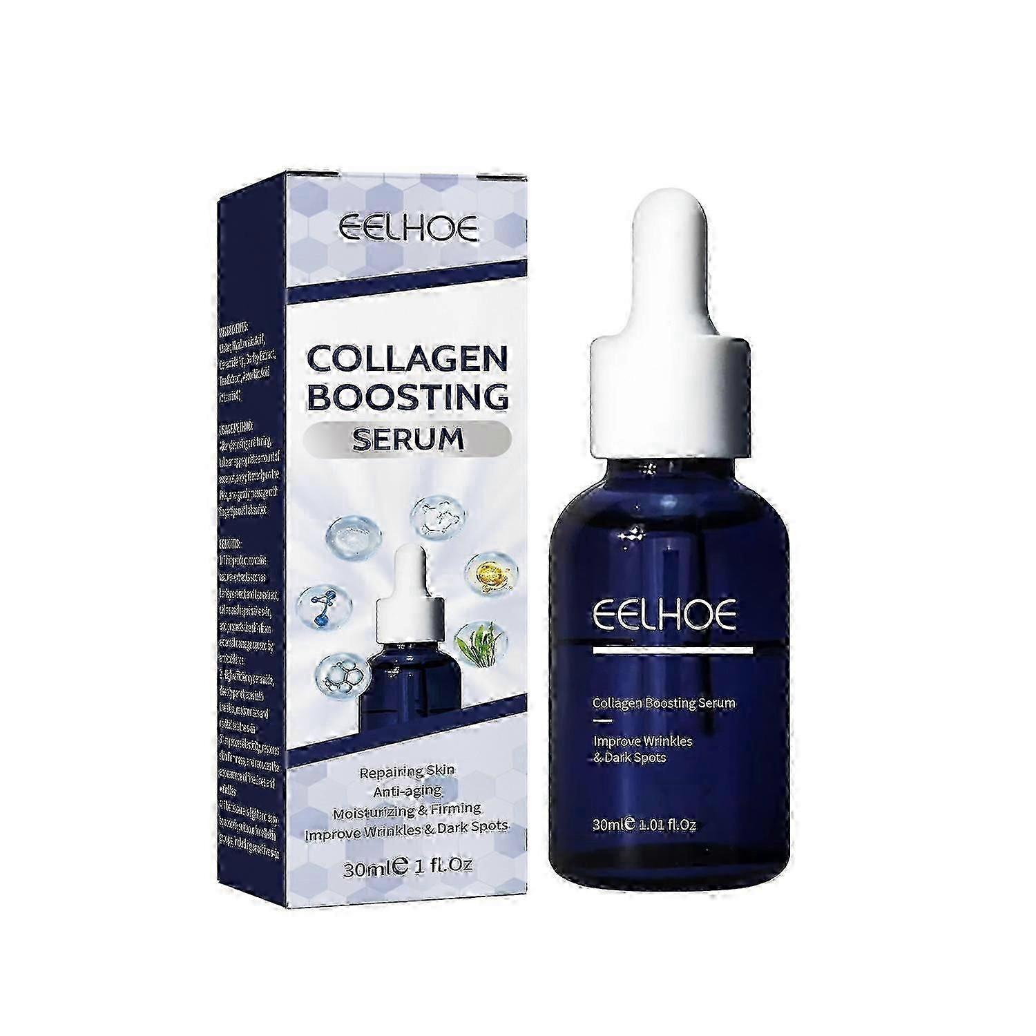 EELHOE Collagen Anti-Aging Serum, Lighten Fine Lines By Moisturizing Lines, Firming And Anti-Wrinkle