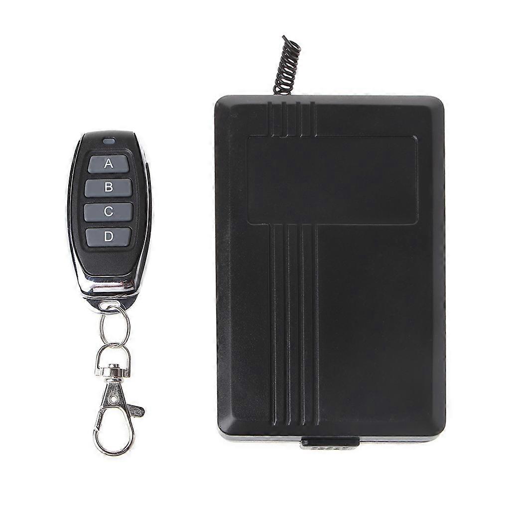 4 Buttons Keys Remote Control for Garage Doors Gate Electronic Lock 433Mhz AC85V-250V Universal Receiver Transmitter  White
