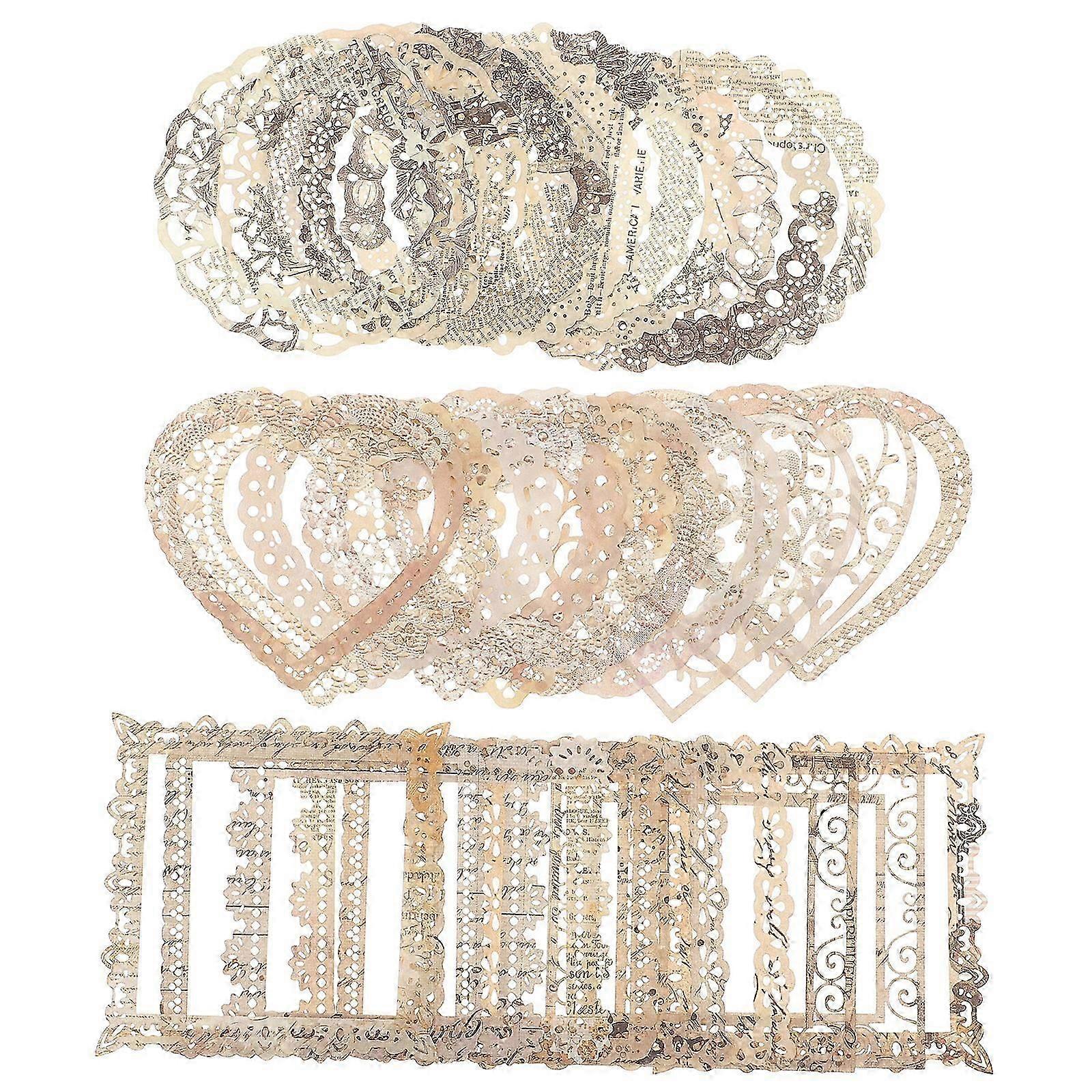 30pcs Scrapbooking Frames and Borders Decors Scrapbooking DIY Papers Craft DIY Papers Random Style