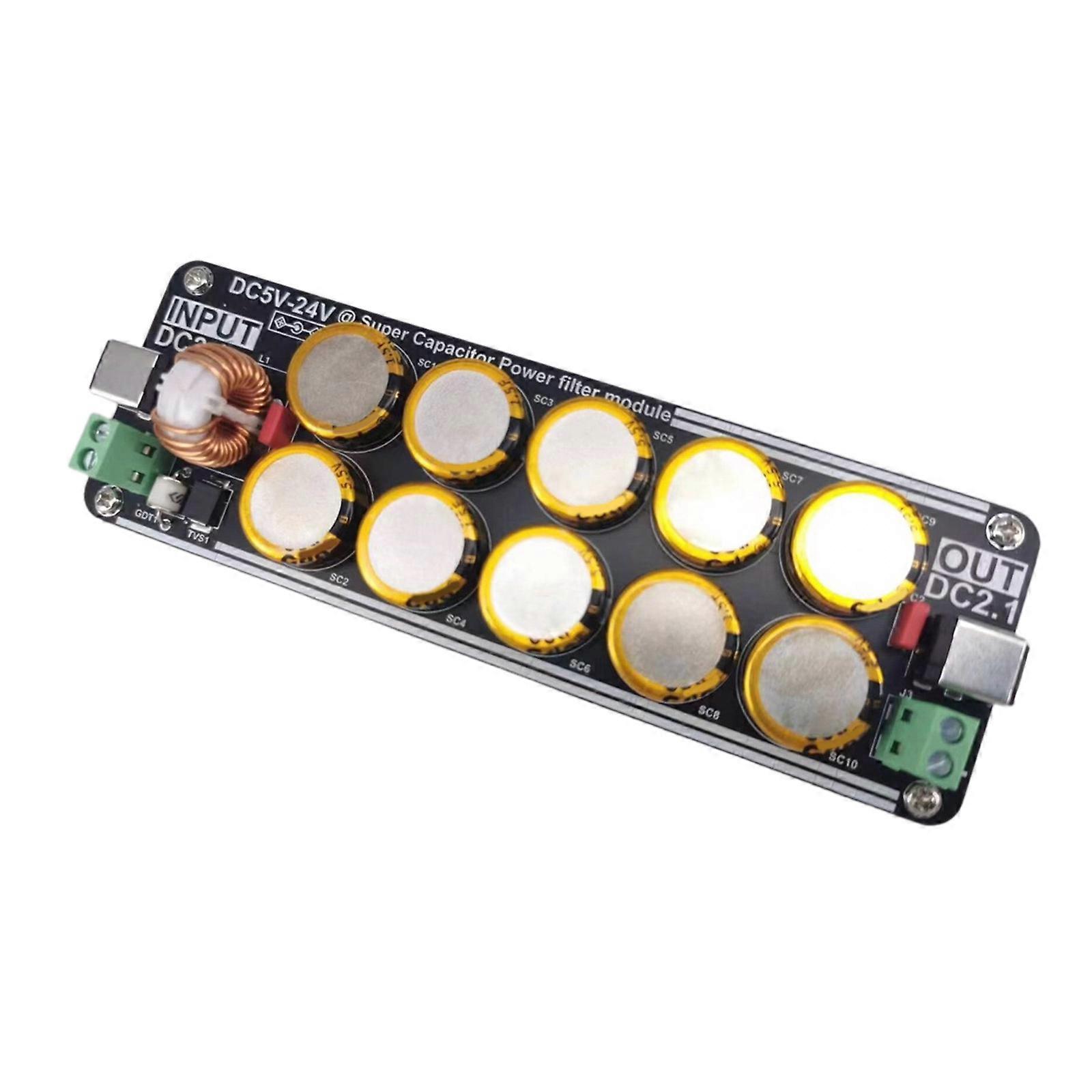 Achieve Clearly Sound with the DC5V-24V Supercapacitor Filter Board Enhances Response and Minimize Interferences