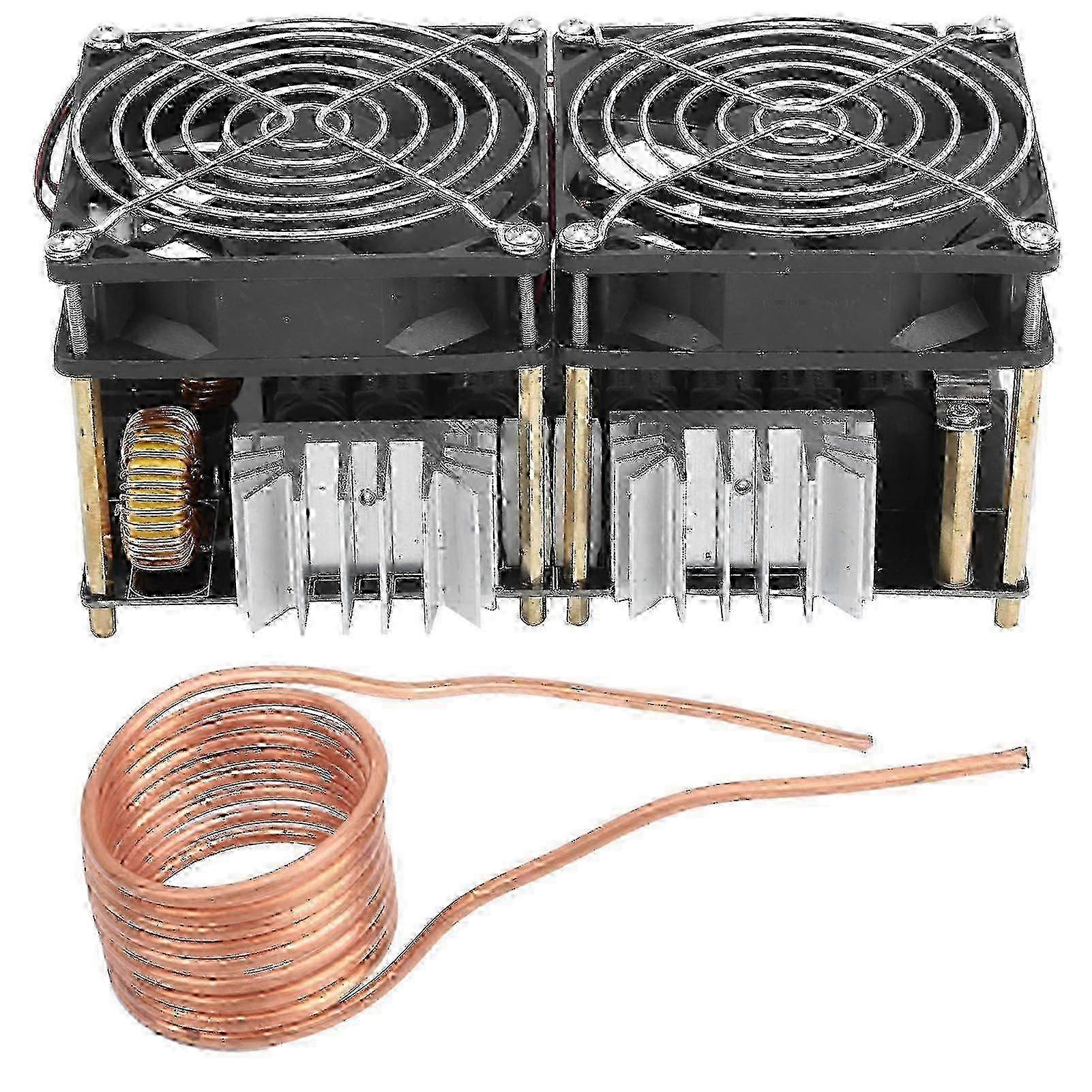 Induction Heating Board Module High Frequency Flyback Driver With Fan Brass Collar 1800w