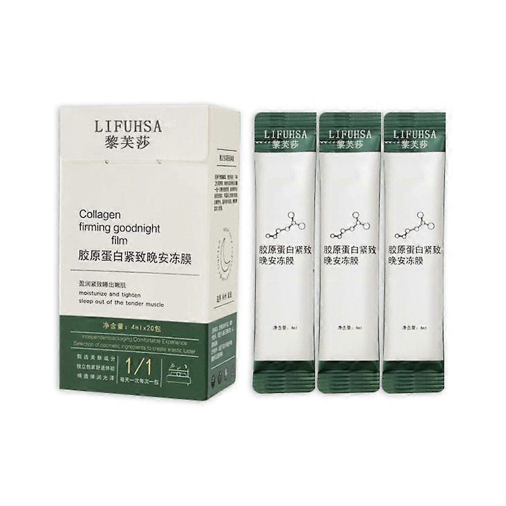 20pcs(A)$Collagen Night Mask Sleep Shrink Pores No-Wash Moisturizing Firming Mask