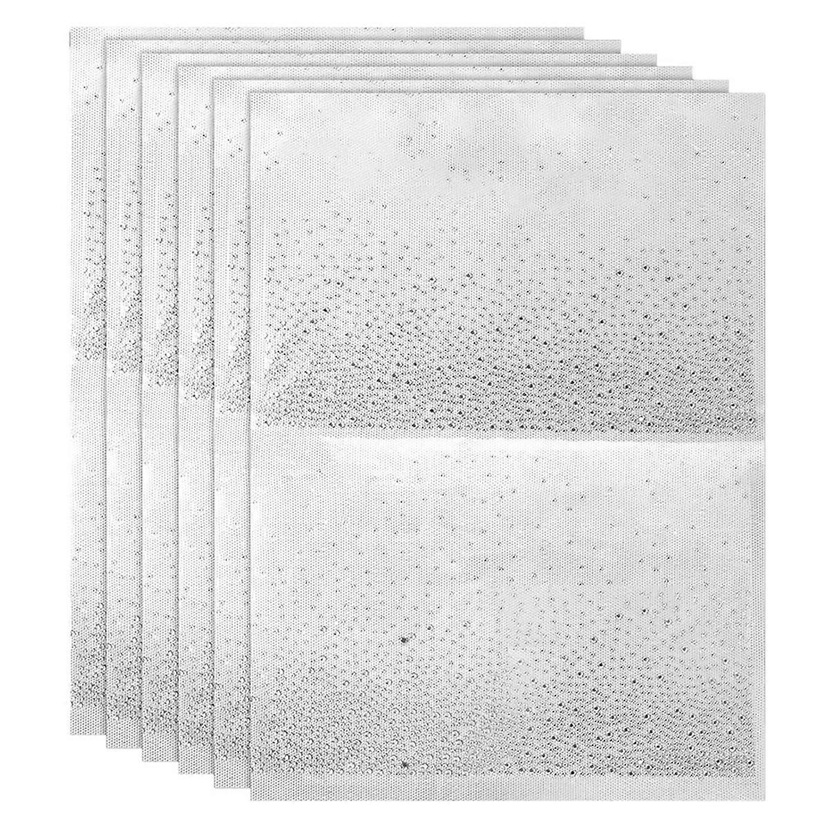6 Sheets Iron on Rhinestone Transfers Iron on Crystal Transfer Patches Glitter Hotfix Rhinestone De