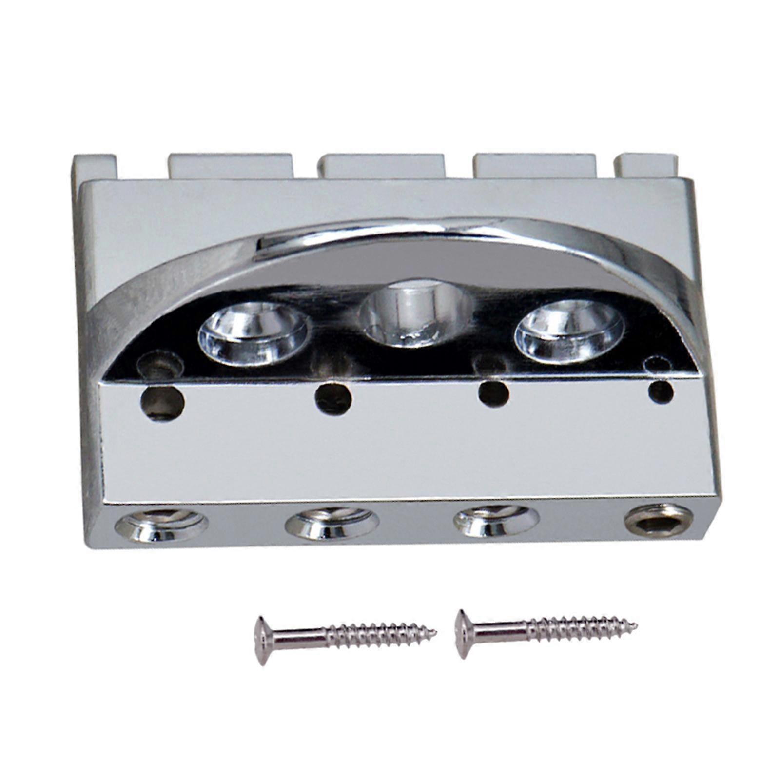 4 String Headless Guitar Locking Nut Compact Replacement Part for Instrument