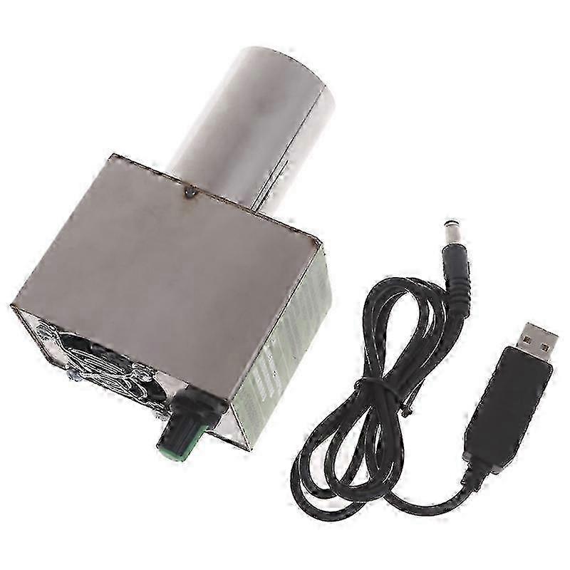 バーベキューファンエアターボブロワーUSB5V2A調整可能な速度デュアルファンクッキングブロワー2025