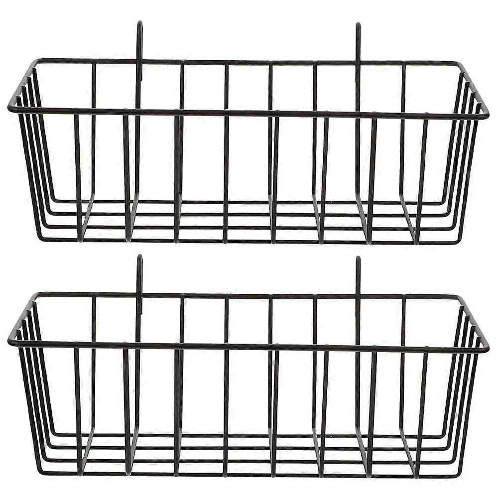 Hanging Wire Baskets Wall Mounted Storage Organizer Multi Purpose Utility Shelf for Bathroom Kitchen