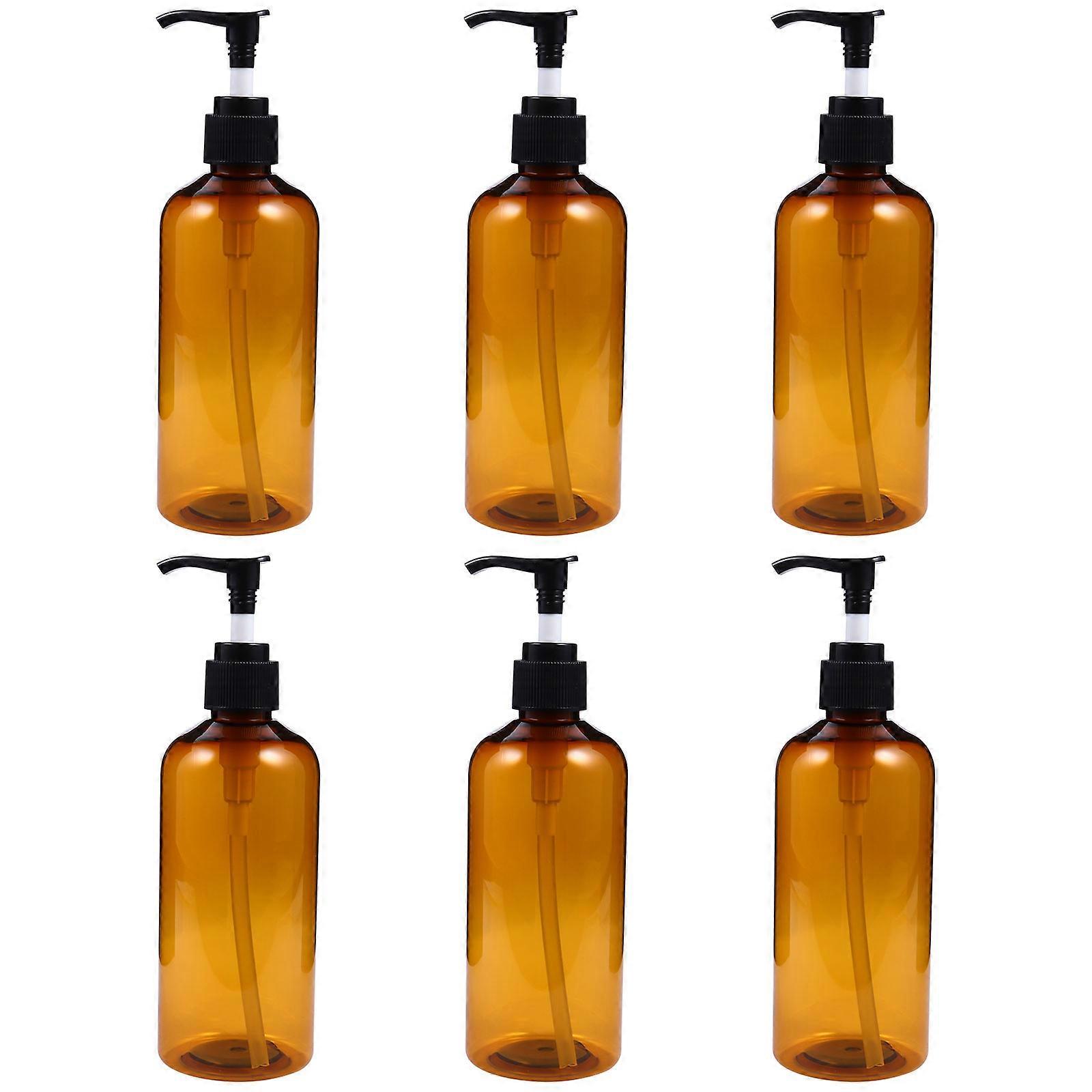 6pcs Portable Makeup Emulsion Bottles, Refillable Cosmetic Dispensers for Lotions, Shampoos, Essences – Easy Push Design for Travel & Home Use