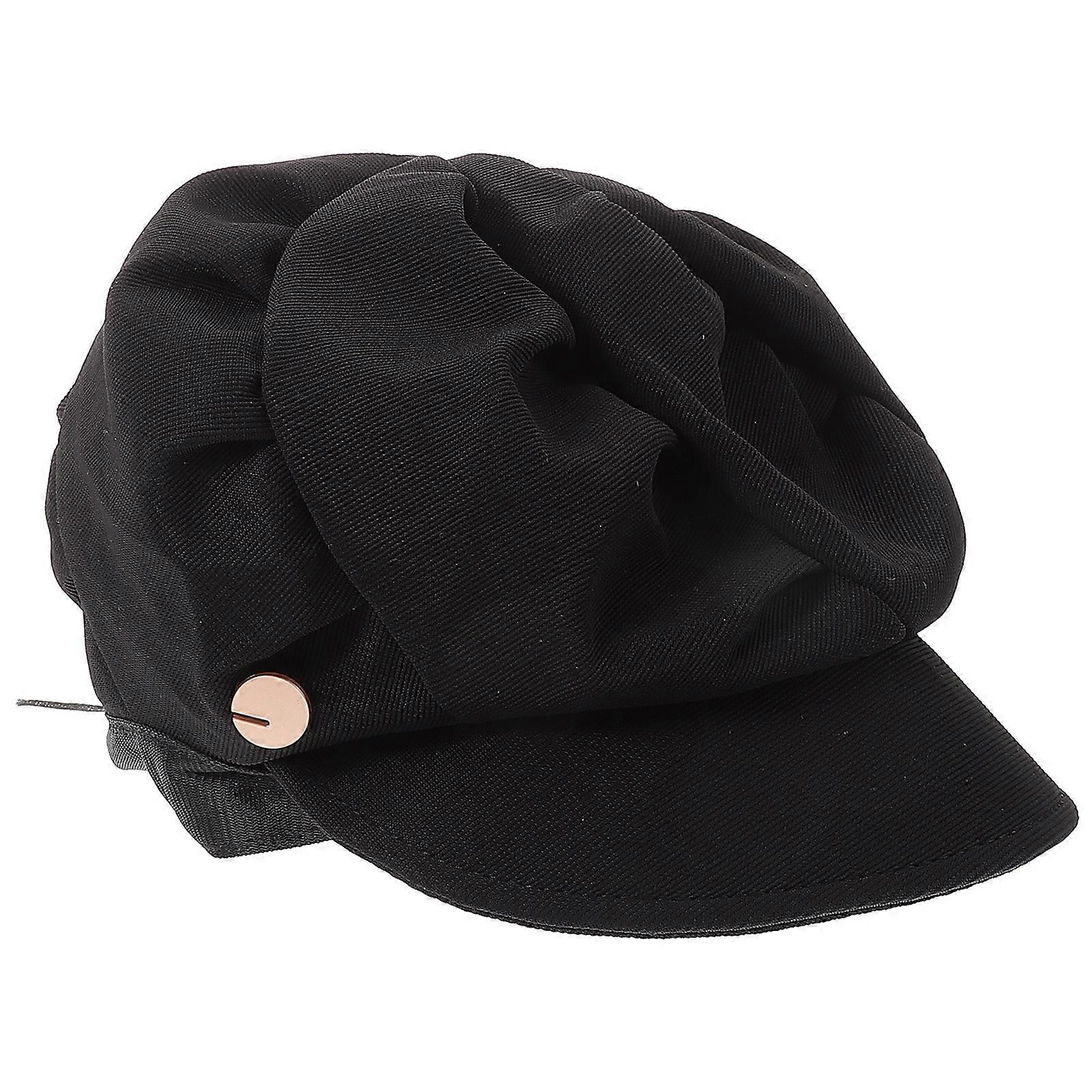 Women Octagonal Hats Stylish Octagonal Hat Seasons Polyester Warmth 1Set