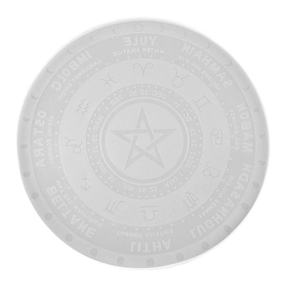 Epoxy Resin Mold Divination Mirror Shape Mold For Artists And Craft Enthusiasts 29X29CM 1Pack