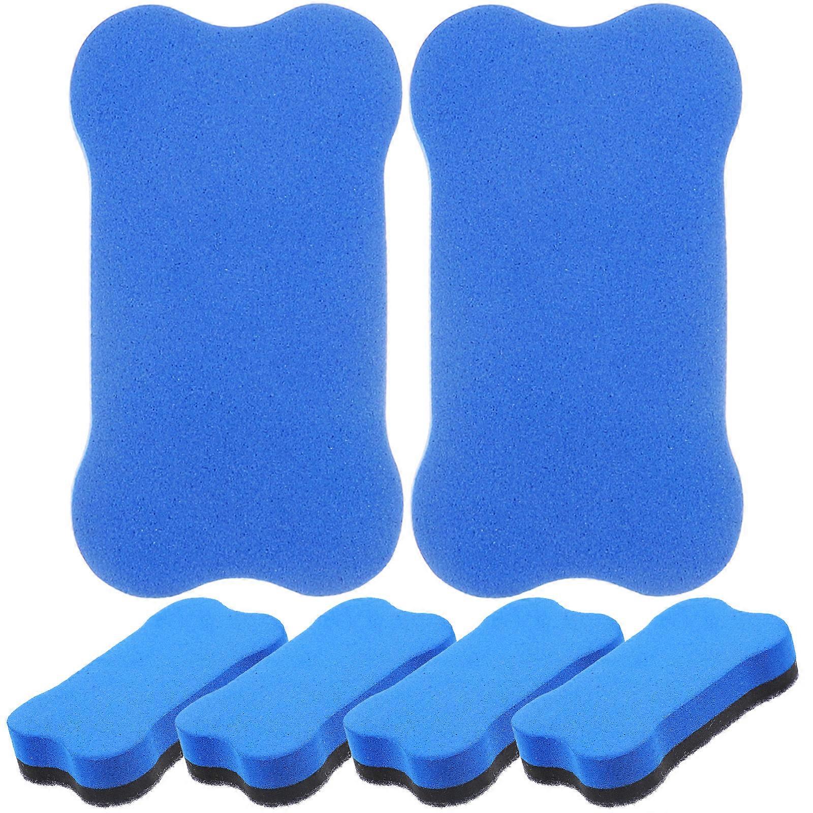 Reusable EVA Erasers Whiteboard Erasers For Office And School Portable Chalkboard Cleaning Surface Strong Adsorption 36Pcs