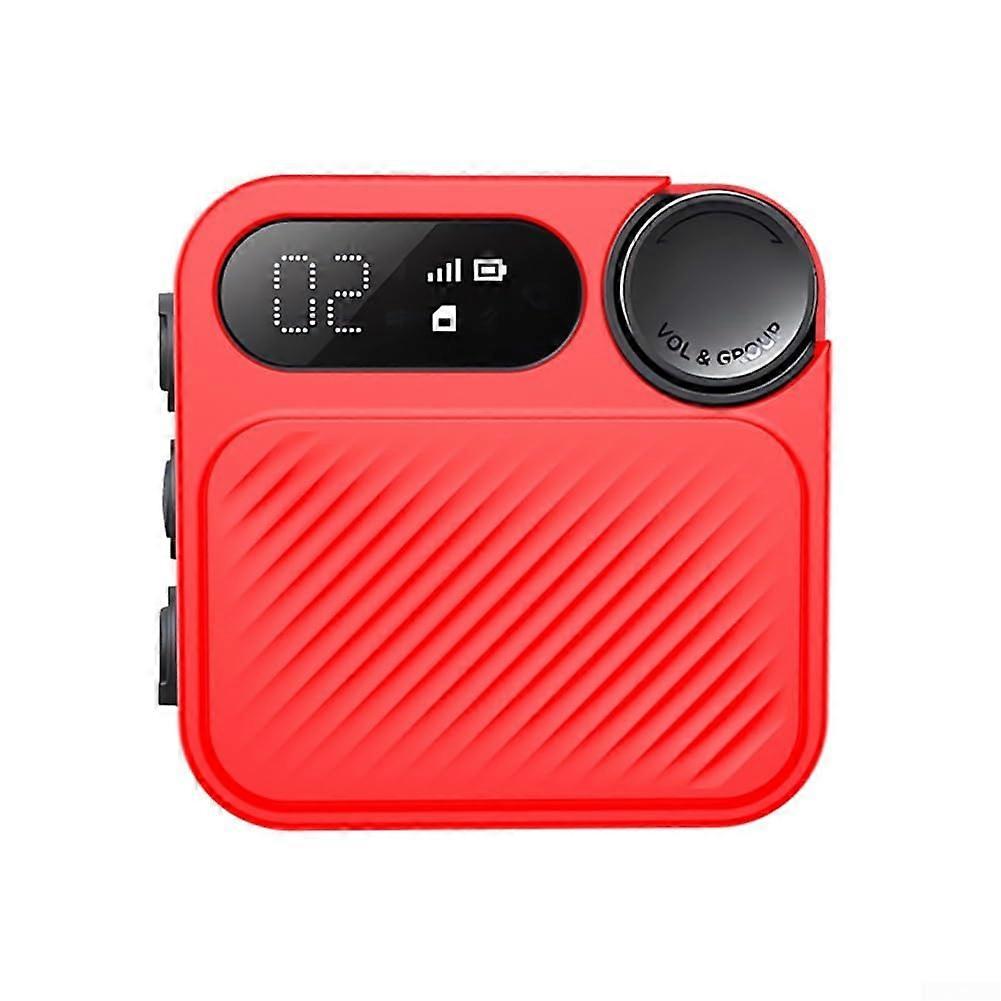 Robust Silicone Protective Case for Xiaomi Sports Talkie, Dustproof and Shockproof, Red Color, Durable Design