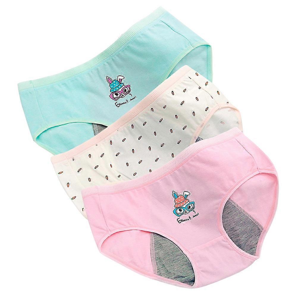 3pcs Breathable Menstrual Underwear for Women, Leak Proof Physiological Pants, Moisture Wicking & Comfortable Design for Daily Use