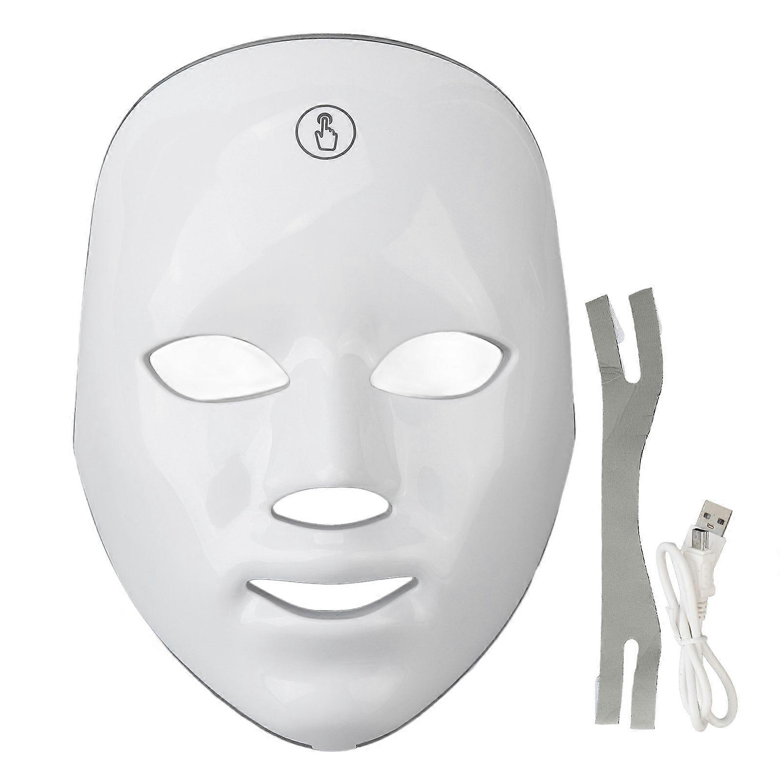2025 Latest Model LED Beauty Face Cover 7 Colors Lighting Repairing One Button...