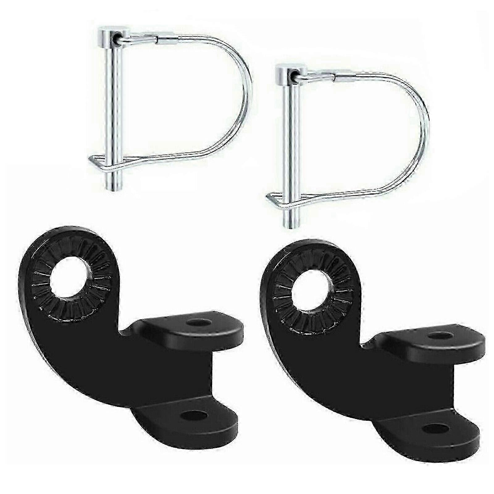 Bicycle Trailer Coupling Set - 2-Piece Replacement Parts for Qeridoo-Compatible Trailers