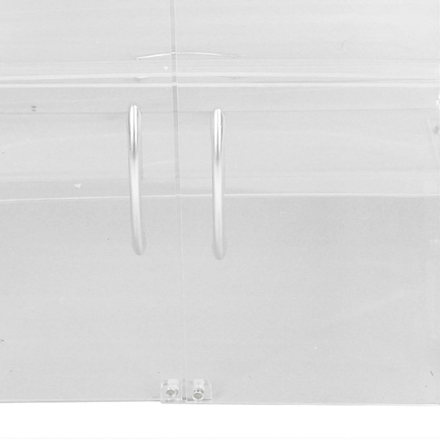 Countertop Bakery Display Case 3 Tier Clear Acrylic Dustproof Removable Cake Bread Showcase For Stor