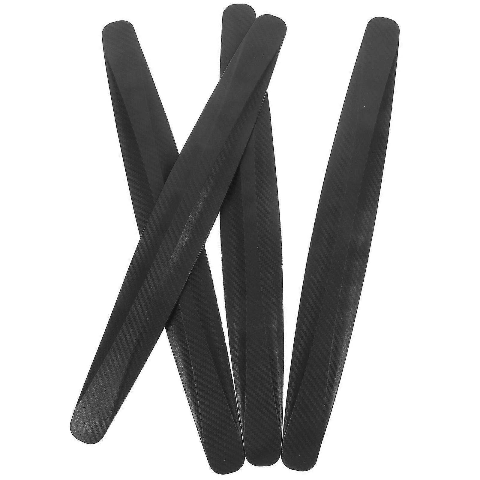 Automotive Anti-Collision Strip Car Bumper Protectors Various Weather Conditions Black 4Pcs