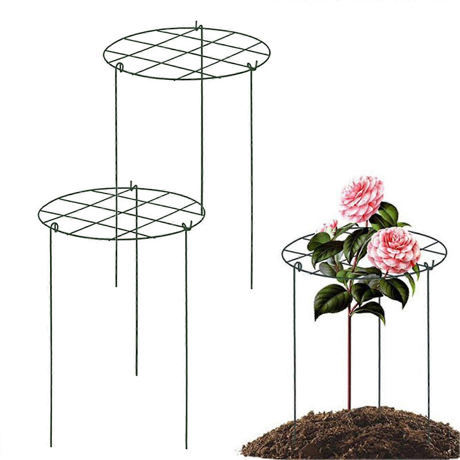 Grid for potted plants, grid for climbing plants indoors  stable 3 pieces iron plant support