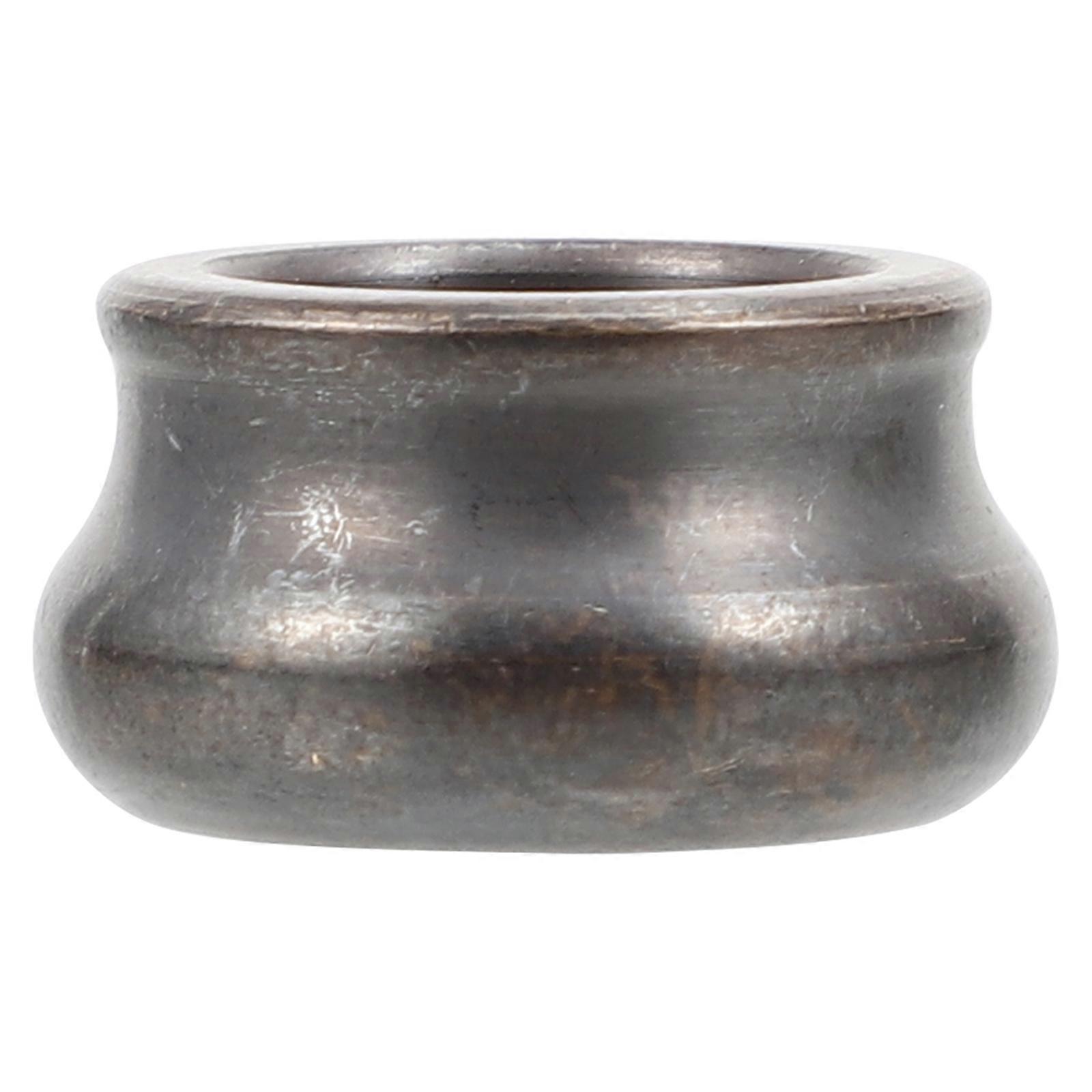 النحاس ديكور البخور حامل التصميم الفني للمكتب المنزلي شكل مدمج أسود 2X2X1.1CM بخور عقد 1 مجموعة