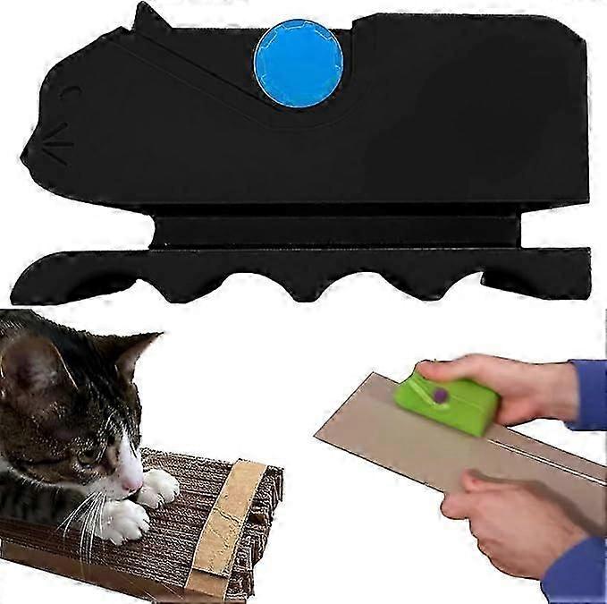 Pappkutter for katteskrapere, pappkutter DIY-verktøy Katt Pappskraper, 3D-trykt håndholdt pappresirkuleringsverktøy, pappstrimmel til