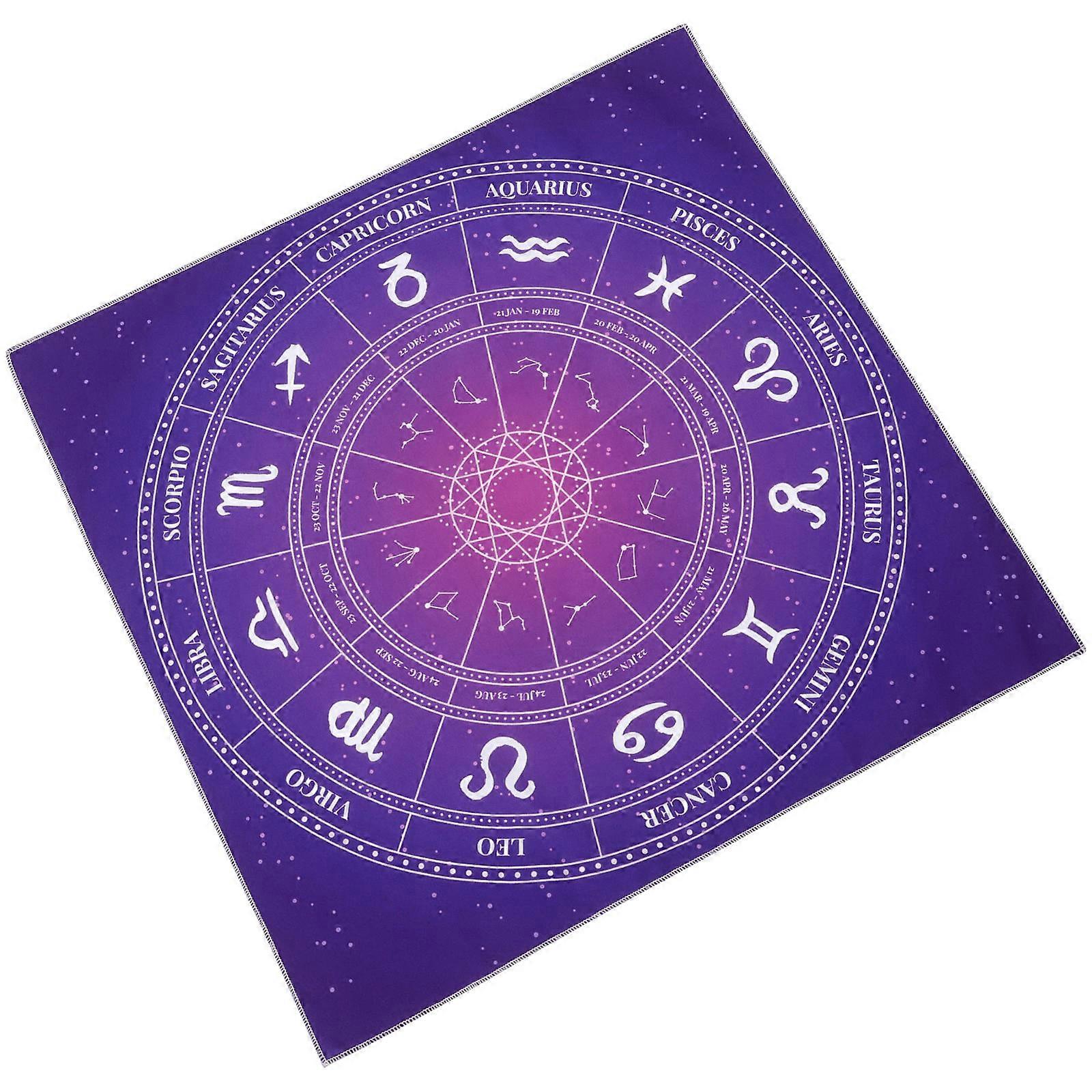 Tarot Tablecloth with Intricate Mandala Design for Divination, Altar, and Desktop Decor
