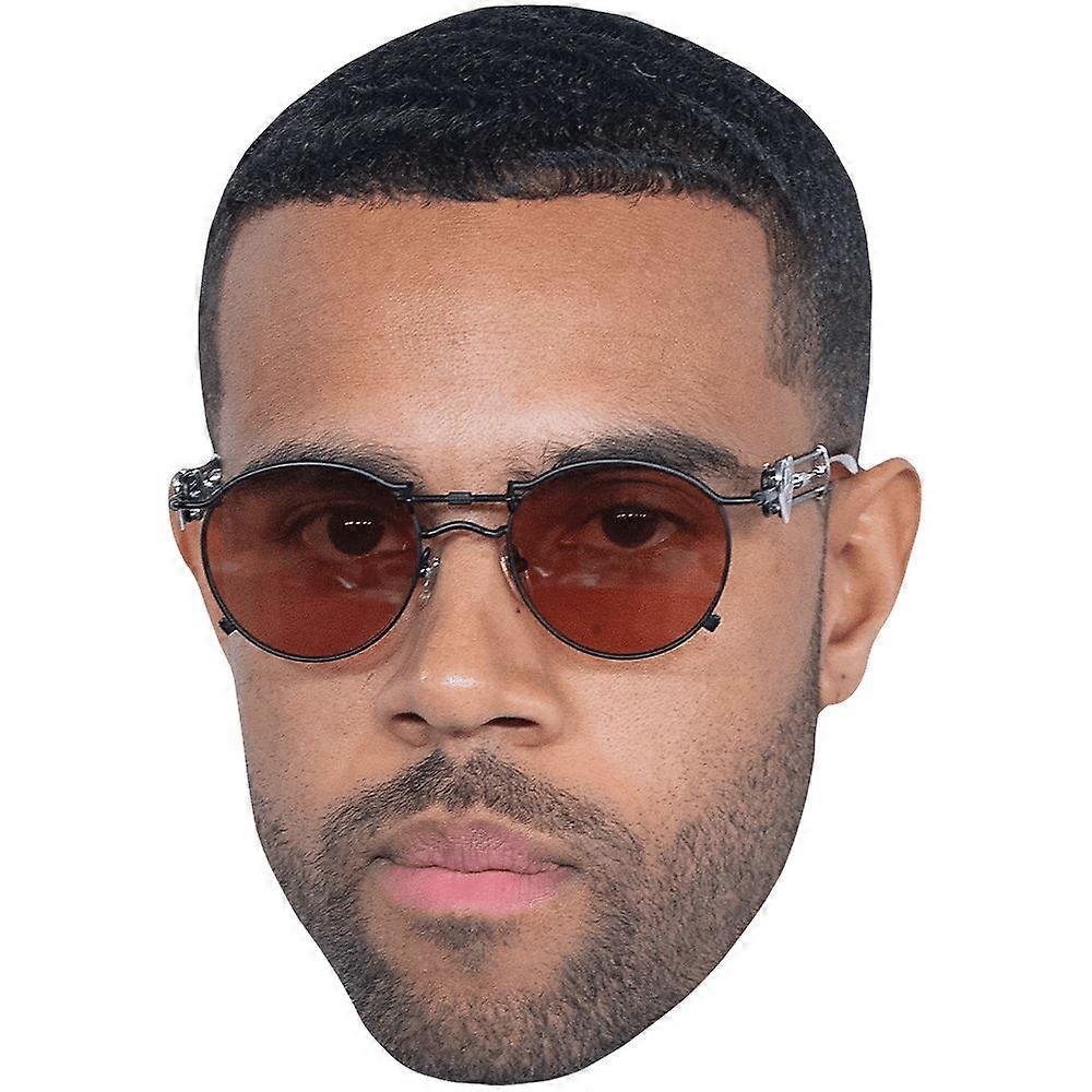 Vic Mensa (Glasses) Celebrity Mask, Flat Card Face