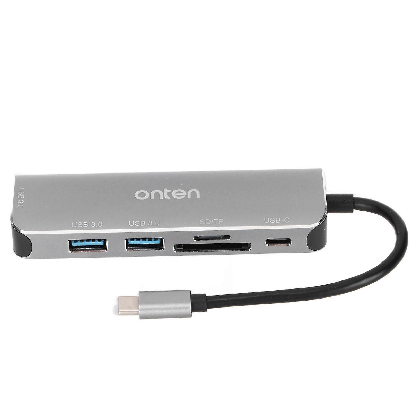 Station d'accueil multifonctionnelle à chargement rapide ONTEN, USB C vers USB 3.0 Type C