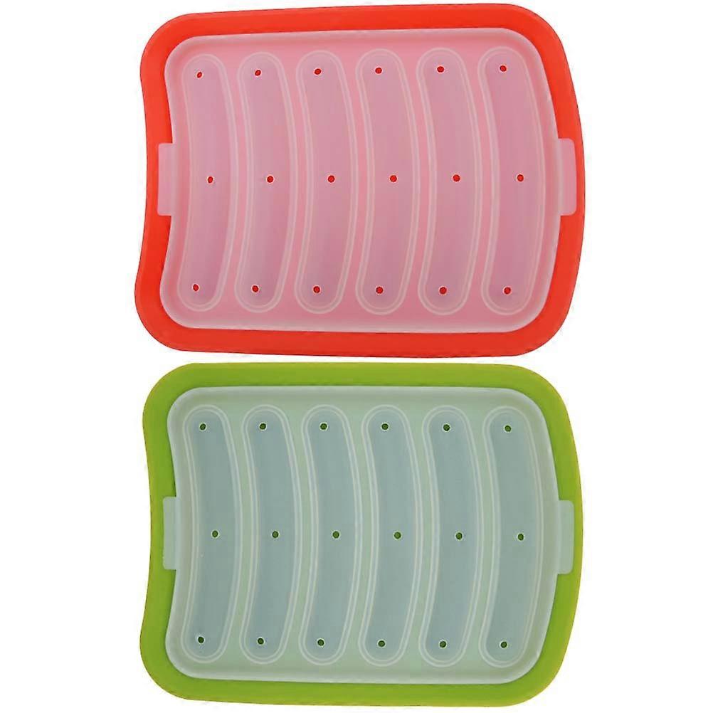 قوالب السيليكون DIY السجق العفن لتزيين الحفلات سهلة الاستخدام و 1 قطعة