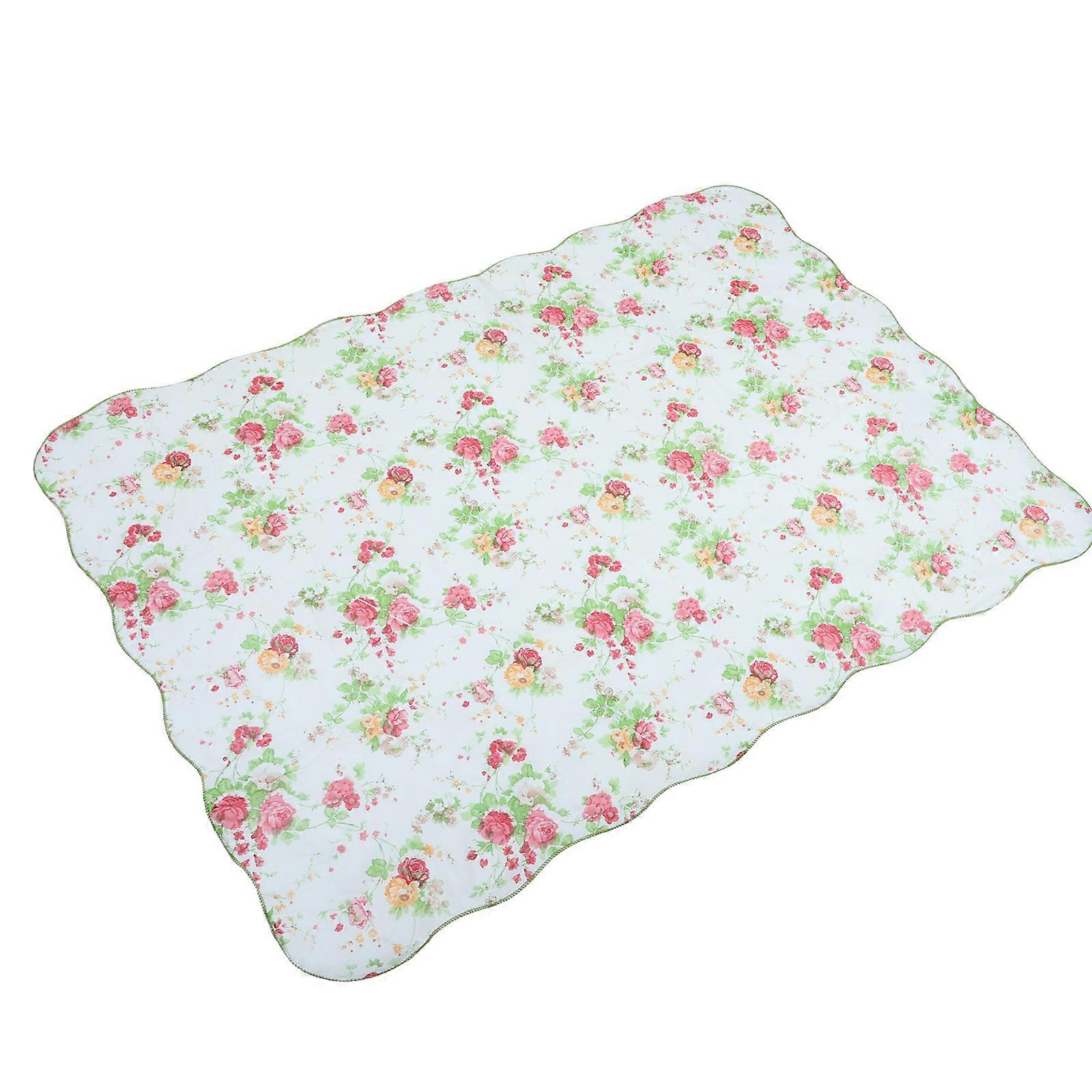 Wipeable Tablecloth Waterproof Pink Rectangular Table Cloth for Hotel Use 152X106X0.1CM Non-Slip 1Pc