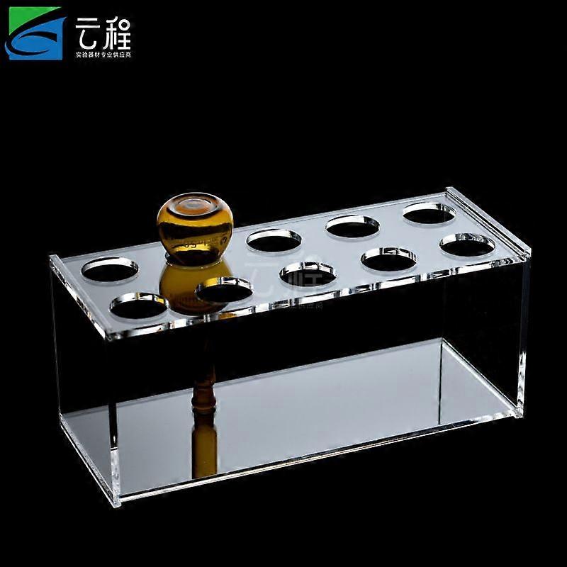 Test Tube Rack: 10-Slots Acrylic Inverted Bottle Rack For 50ml Tubes - Space-Saving Design For Various Laboratory Environments