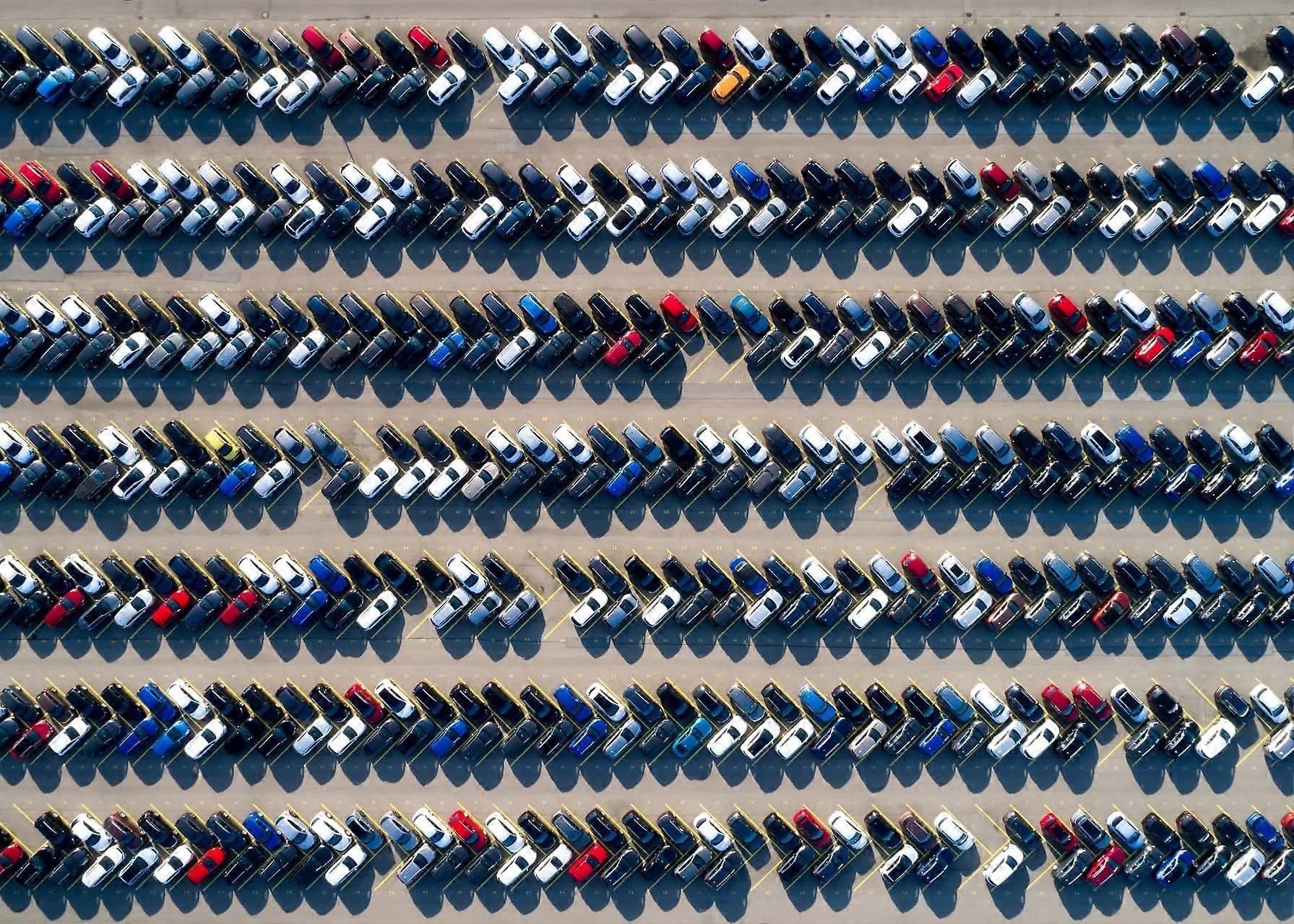 Auto Puzzle 1000 Pezzi Puzzle per Adulti / Brain Feeder Parcheggio Gioco di Puzzle (Parcheggio)