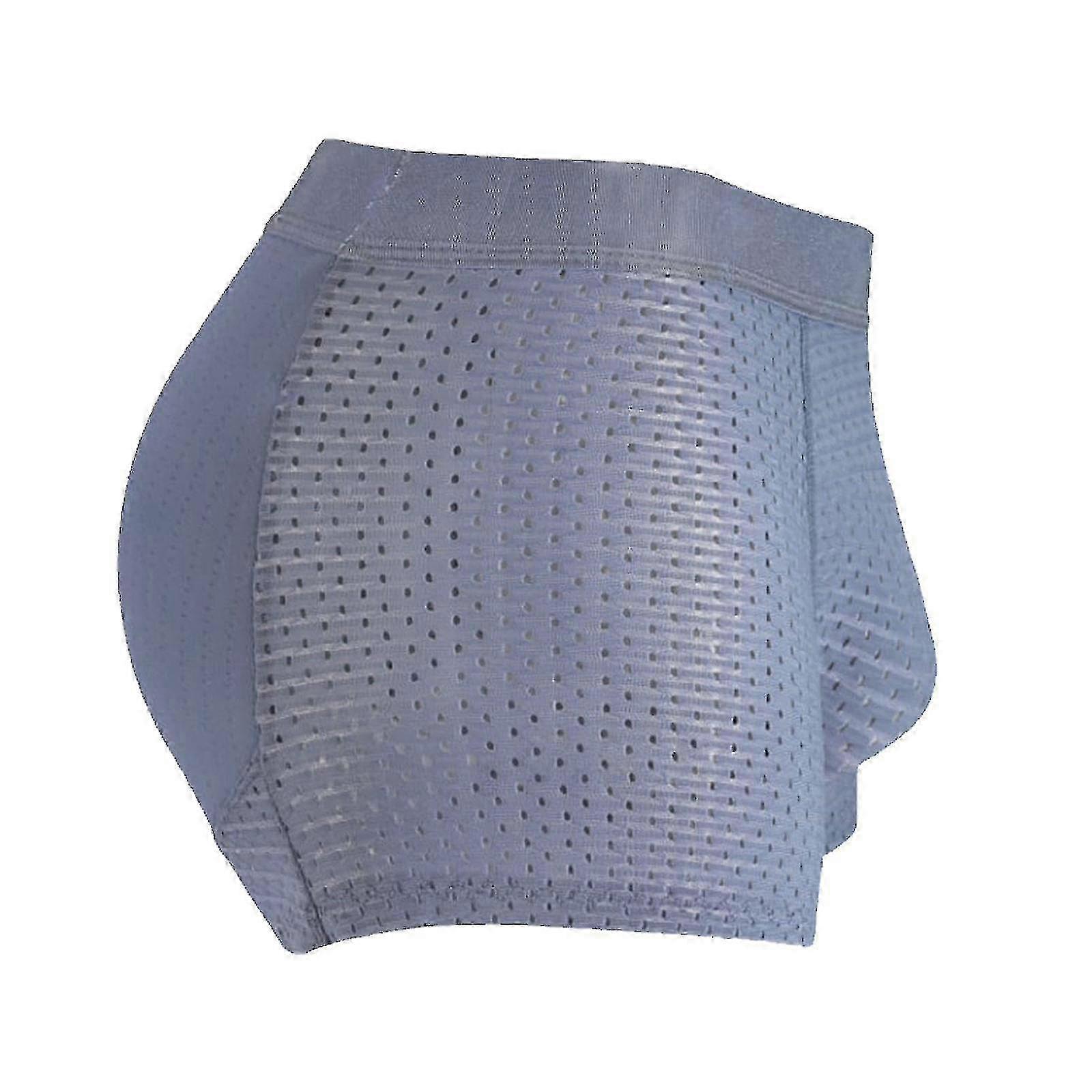 Men's Mesh Breathable Butt Lift Boxer Briefs Underwear with Butt Pad Enlargement, 50% Off