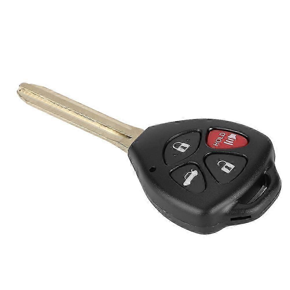 Car Remote Control Key,Black 4 Button Car Car Remote Key High-Intensity Output