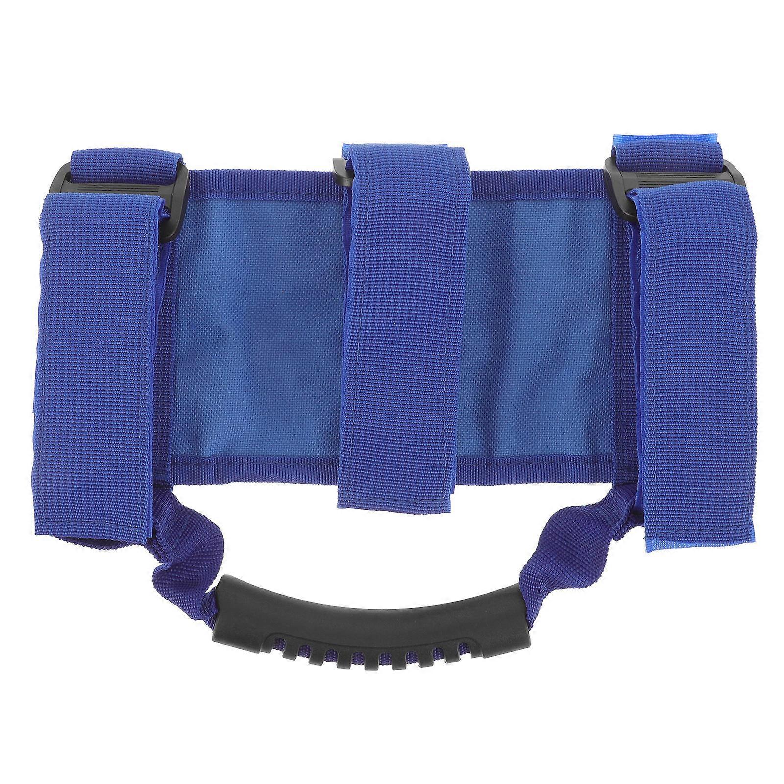 Portable Roll Bar Handle Grab Bar Durable Solid Plastic Roof Cage Grip for Lightweight Car Door Assist with Strong Strap for Secure Driving and Easy