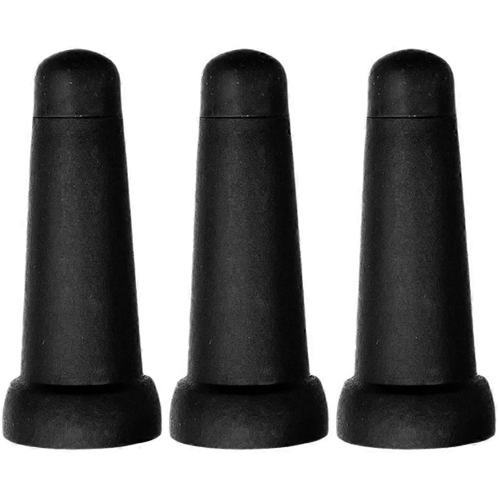 3pcs Durable Rubber Portable Umbrella Tip Covers Replacement Tops for Sun & Rain Easy Installation