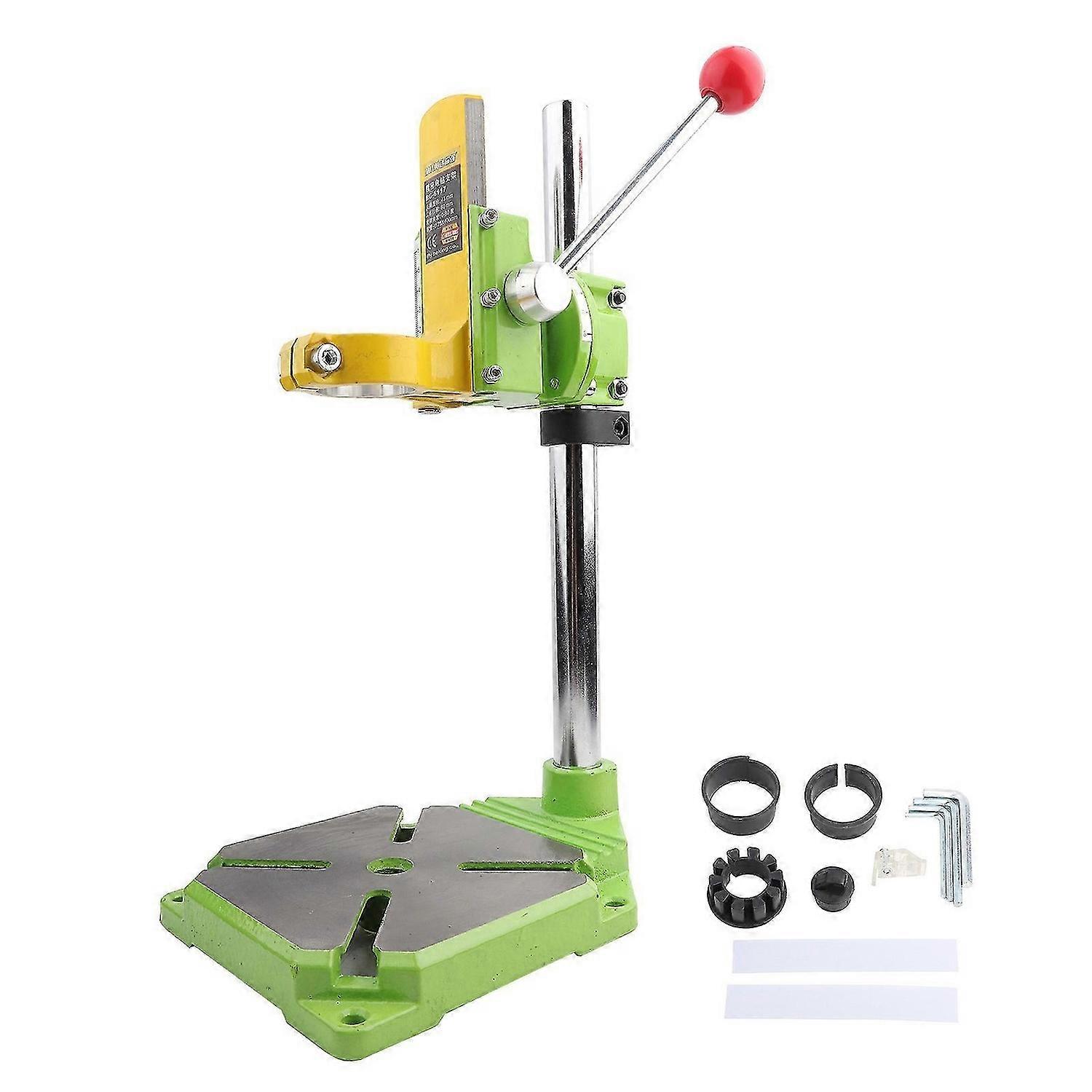 Drill Bracket Carpentry Tool Woodworking Accessory Accurancy Heavy Duty Rotating Chuck