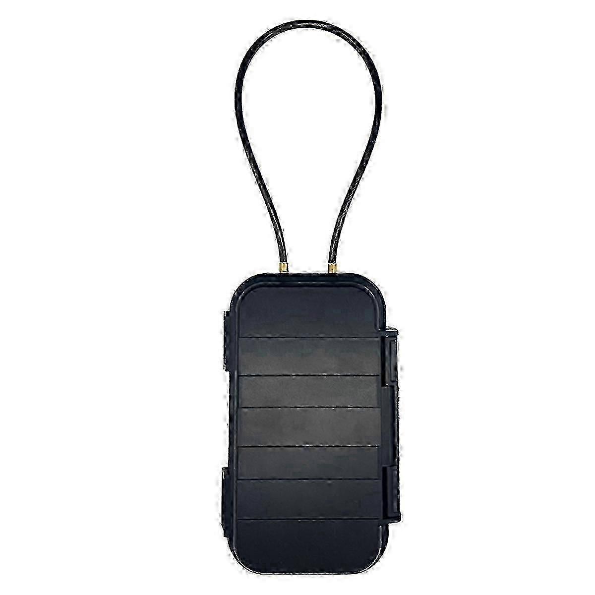 ポータブル収納ボックスビーチ金庫4桁コンビネーションロック鋼線盗難防止ビーチボックスアウトドゥ