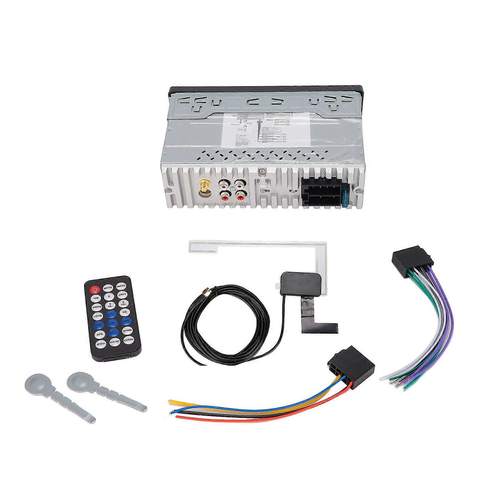 Car Radio 87.5‑108.0MHz 4 Playback Modes Clear Digital Car DAB Player with Antenna for Cars