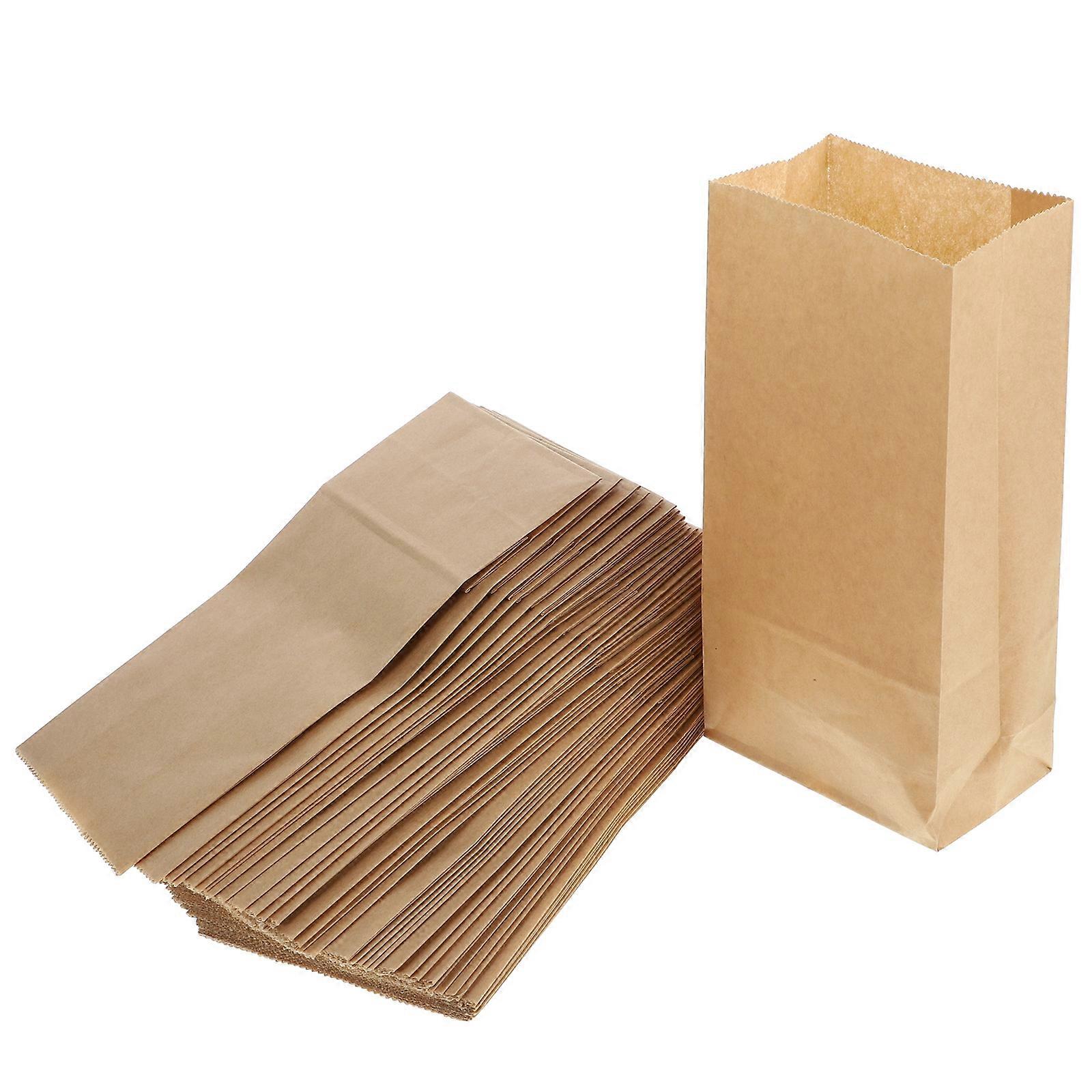 Bread Storage Bag Pastry Bag Picnics Rectangular Oil Resistance 100Pcs