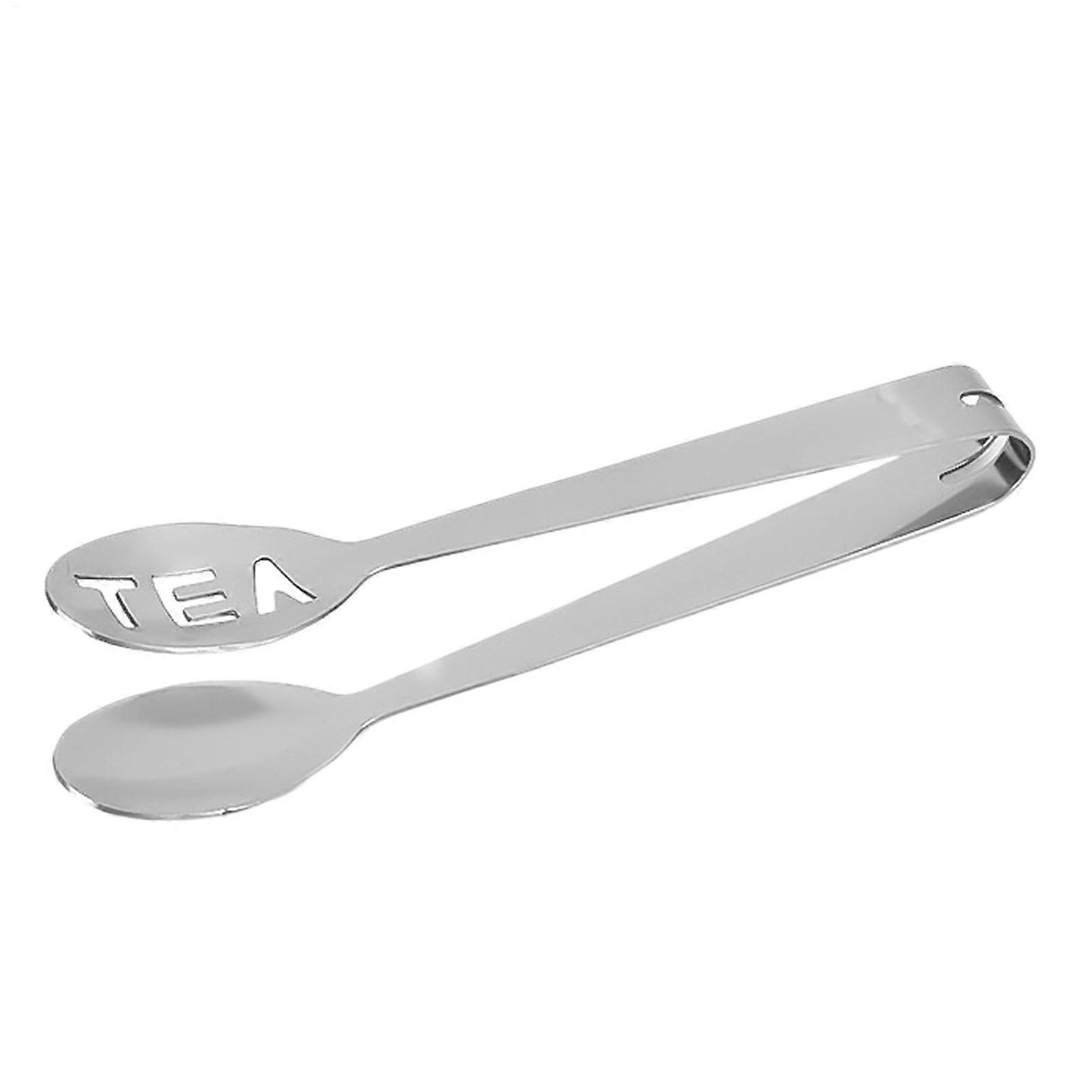 Steel Tea Bag Press | Non-slip Tea Sieve with Clip | Ideal for Grabbing Ice Cubes and Lemon Slices
