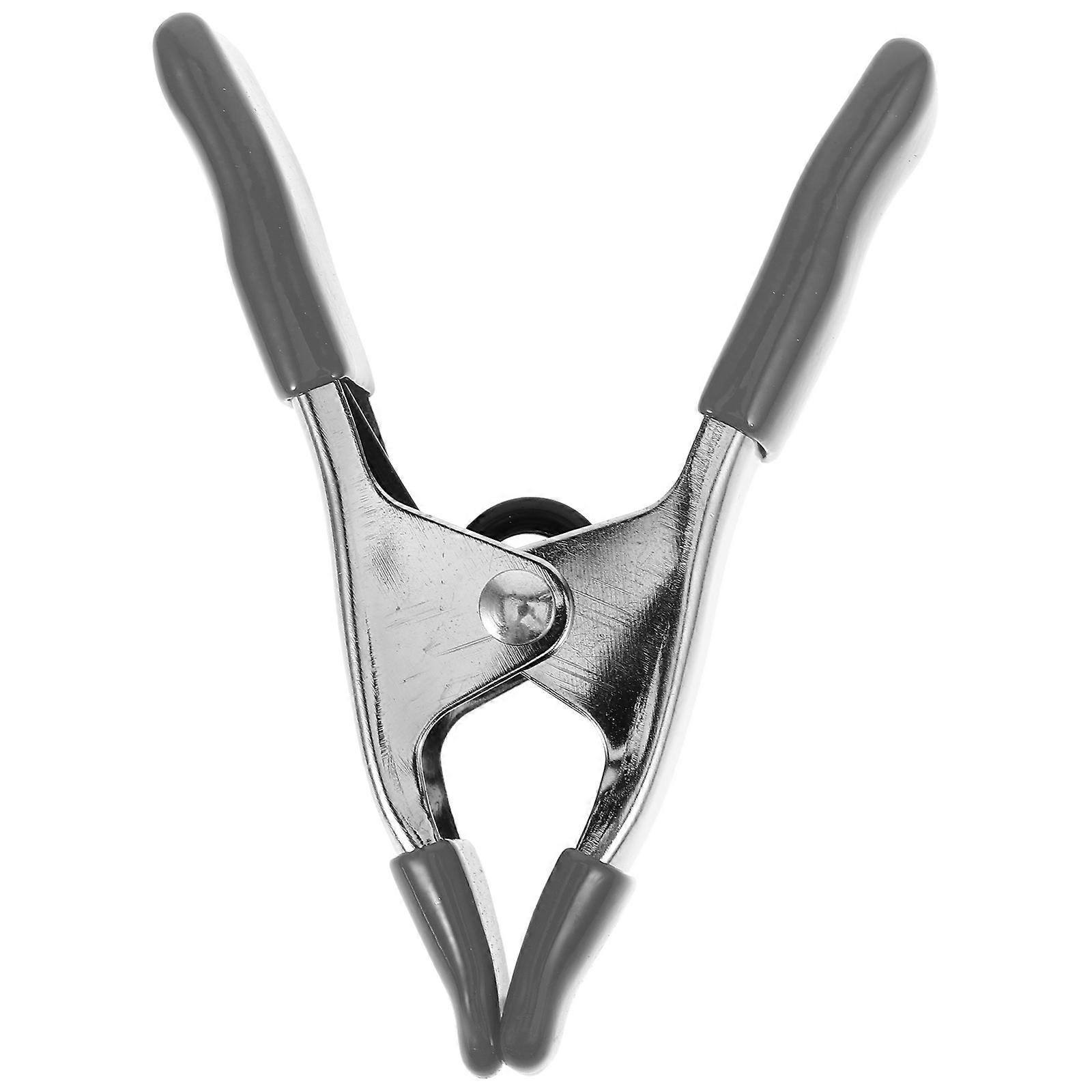 Spring Covers Clip Photo Backdrop Clips Grey Color Heavy Duty Spring Clamps For Photography Enthusiasts 1Pack