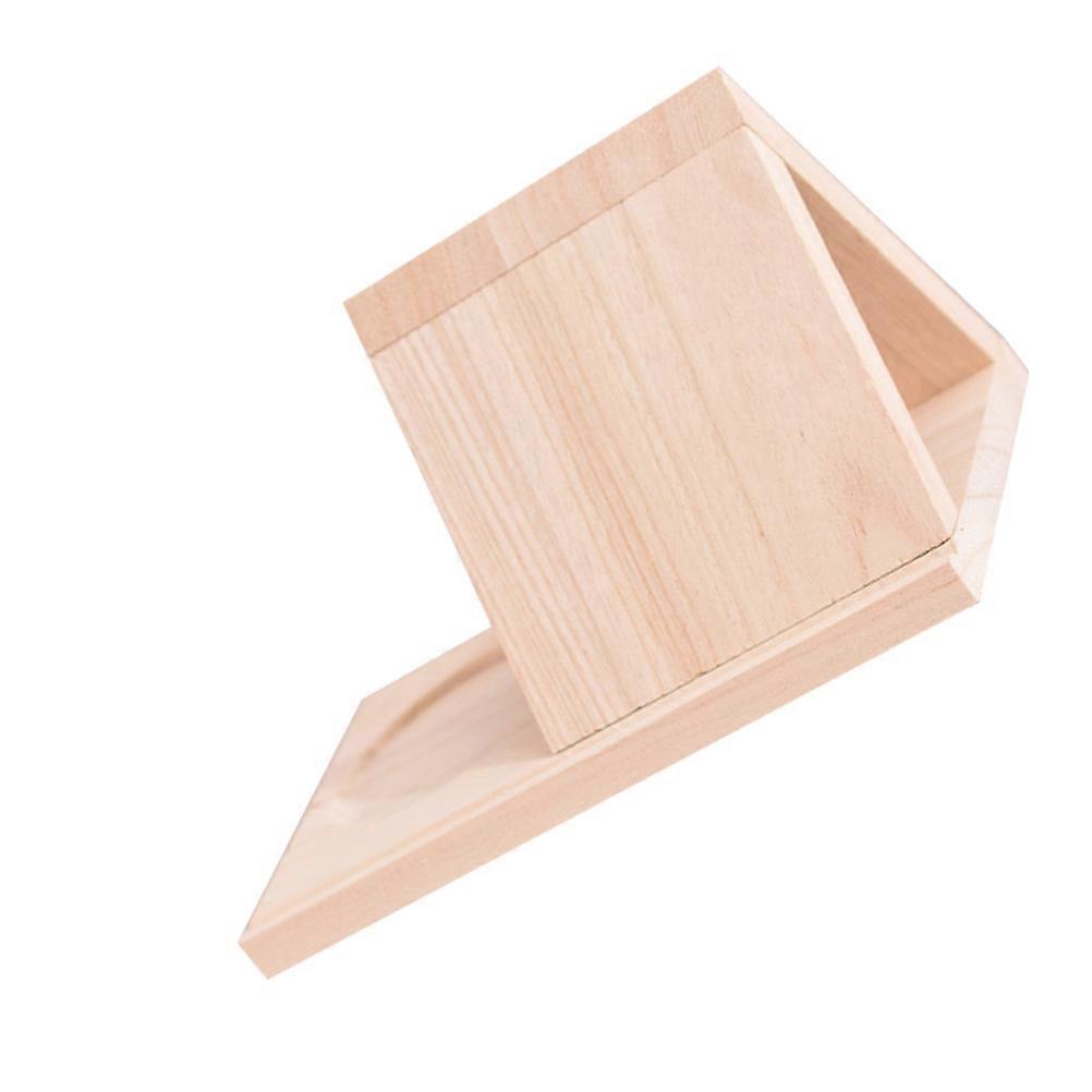 Desktop Book Stands Wooden Book Rest Triangular Shape For Readers 1Set