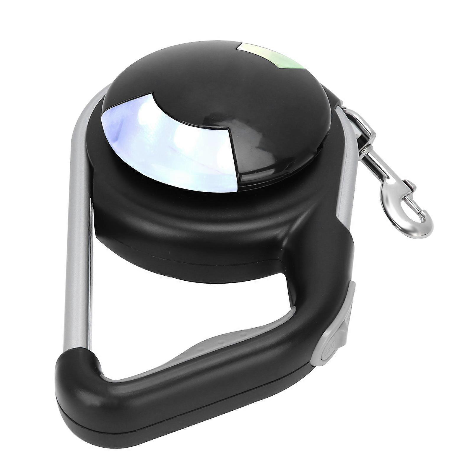 5m Dog Automatic Traction Rope Automatic Retractable Dog Rope with Colorful Night Light