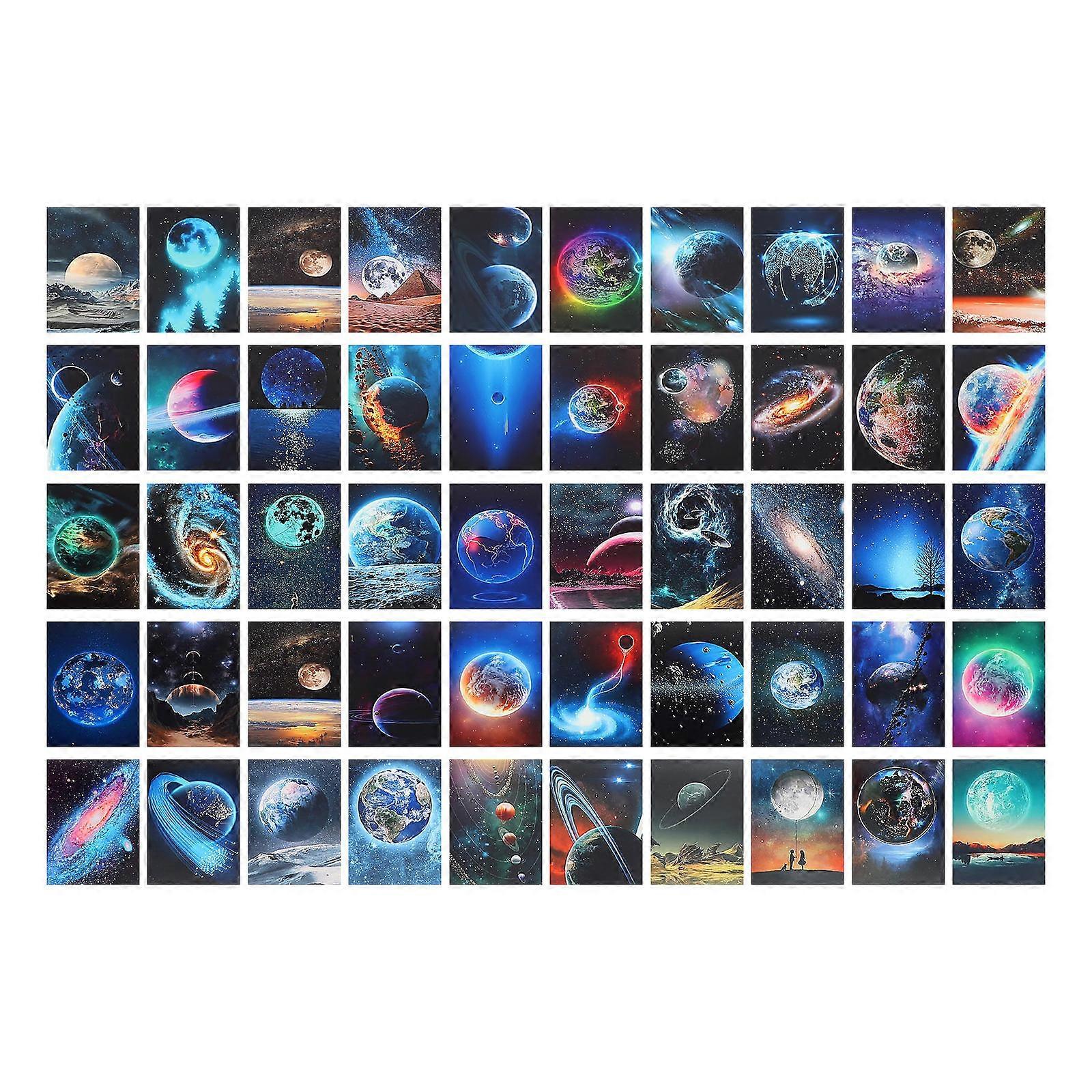 1 Set Craft Decorative Paper for Scrapbooking, Aesthetic Postcards, Wall Stickers & DIY Journaling Materials for Creative Projects & Home Decoration