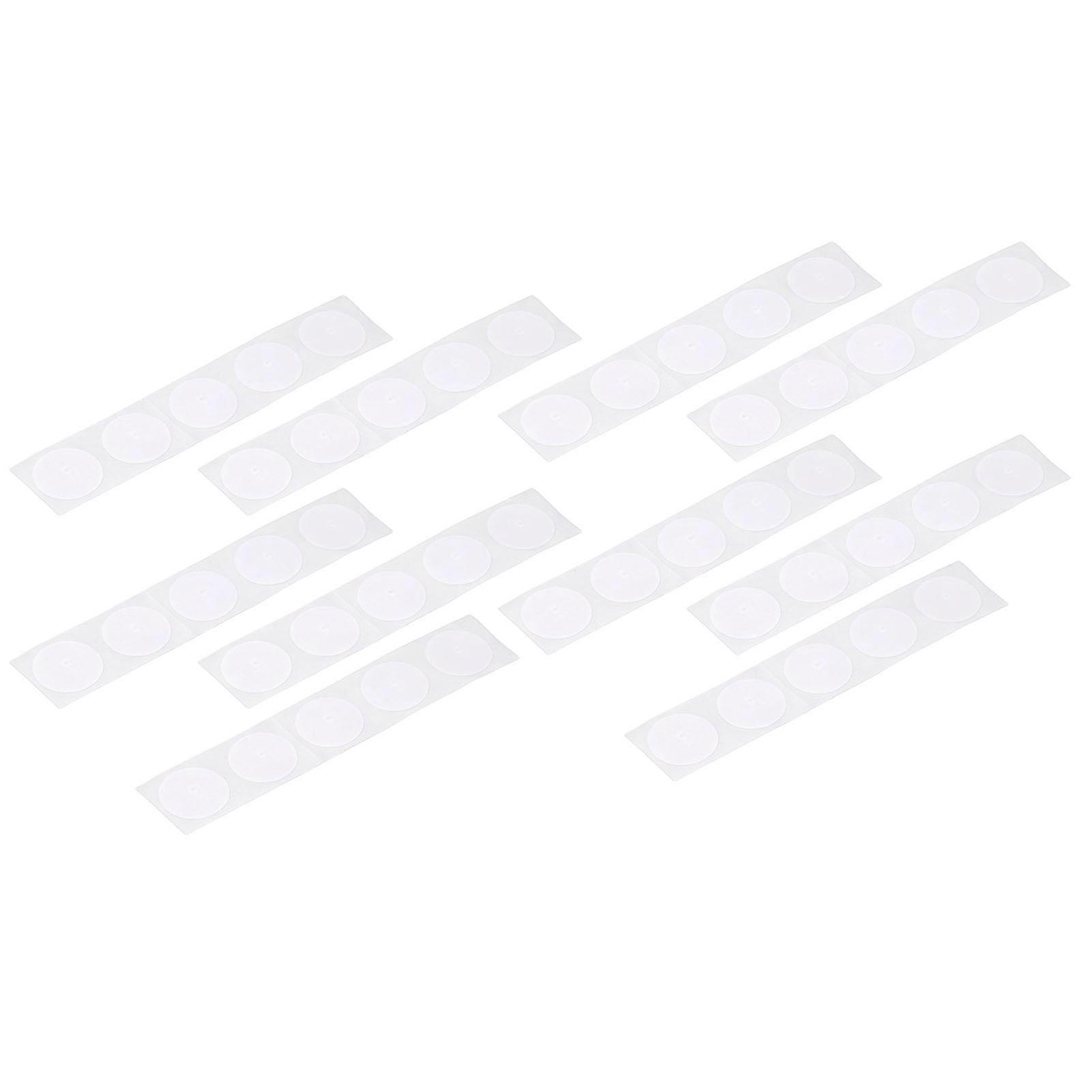 50Pcs 13.56MHz NFC RFID Sticker Tag 504 Byte Repeatable Written High Frequency IC UID Label 25mm 1in Diameter 