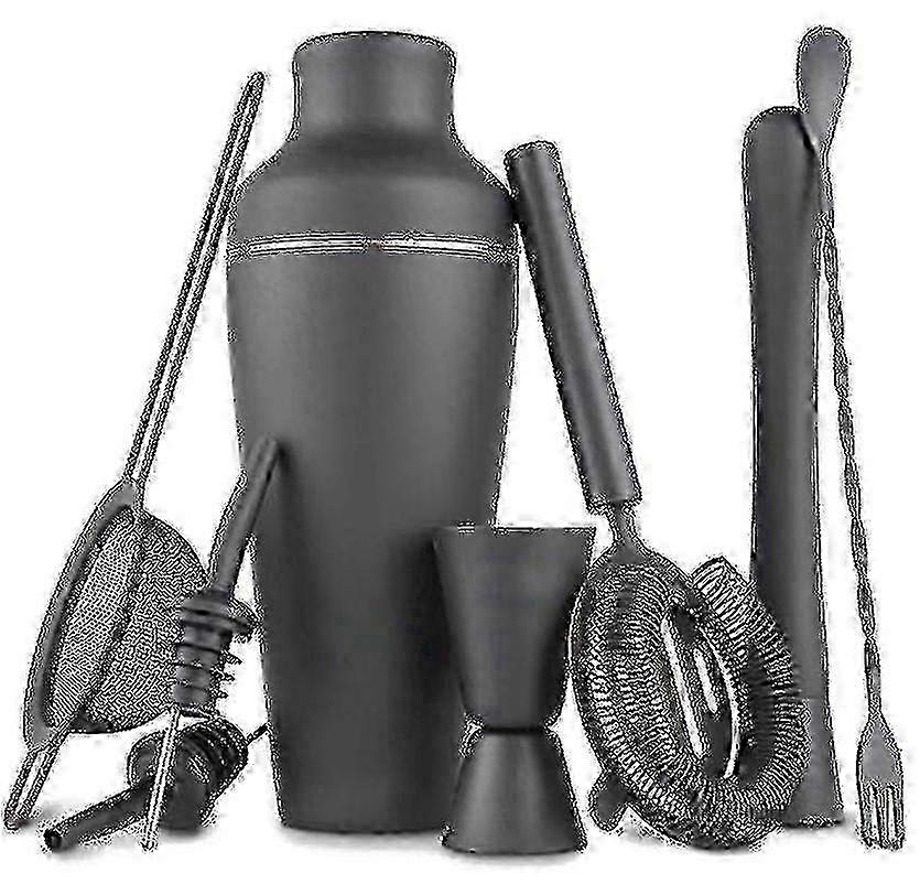 Stainless Steel Bartender Kit with Cocktail Shaker & Essential Bar Tools - Complete Set for Home Bartending & Mixology