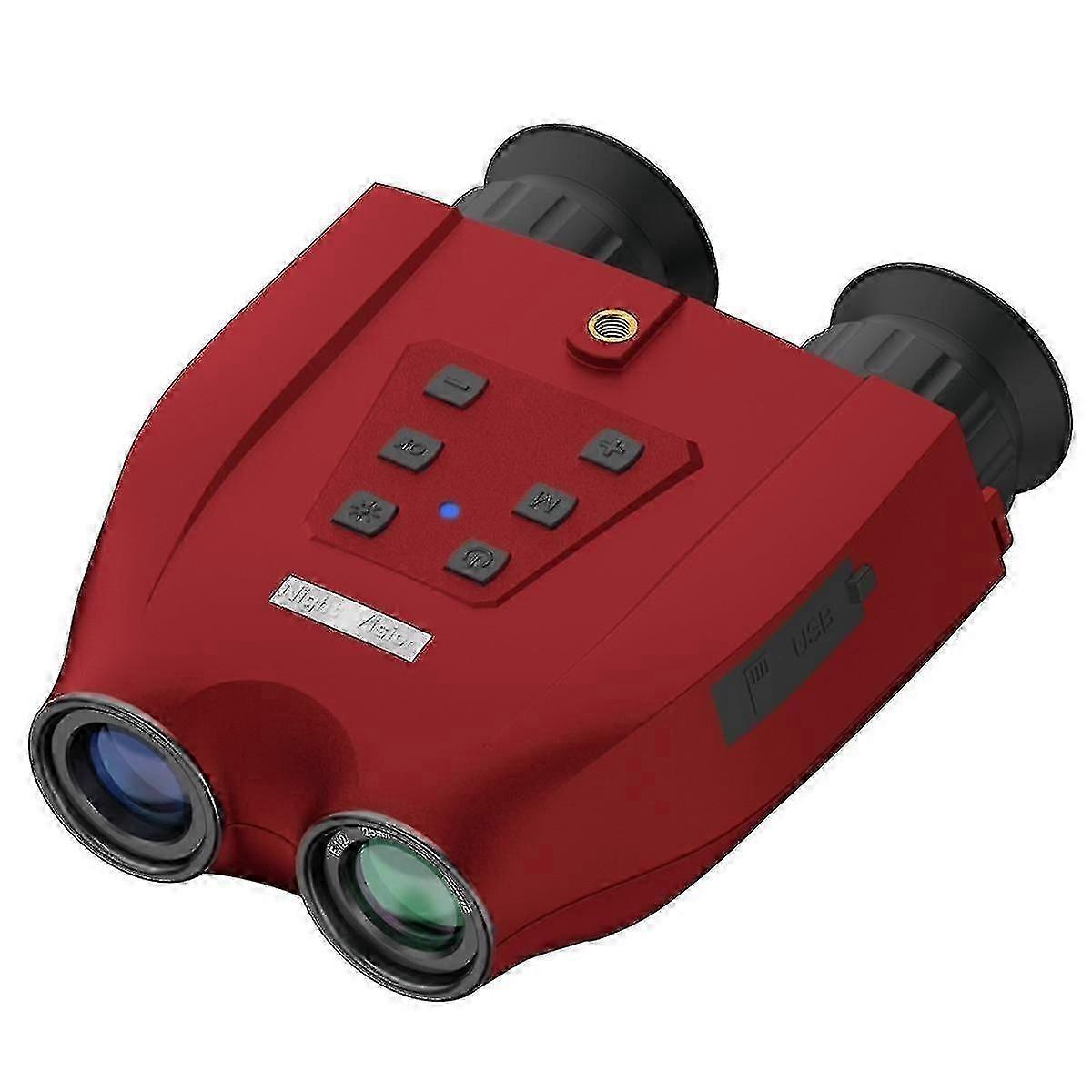 DT99 1.4-inch Screen Dual-Camera Binoculars 3D Night Vision Digital Telescope Support TF Card